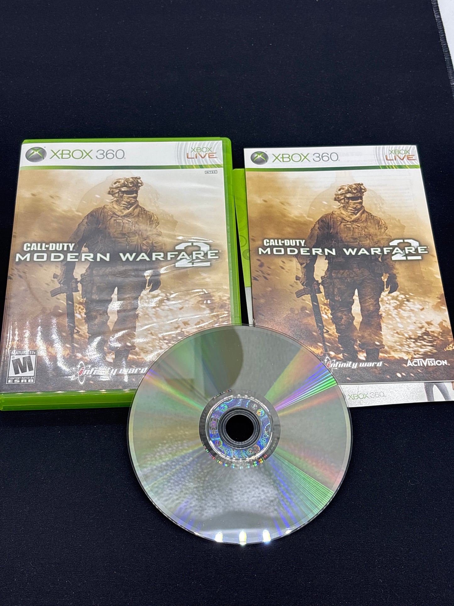 Auction Lot 154: XBOX 360 Call of Duty Modern Warfare 2 With Case & Disc