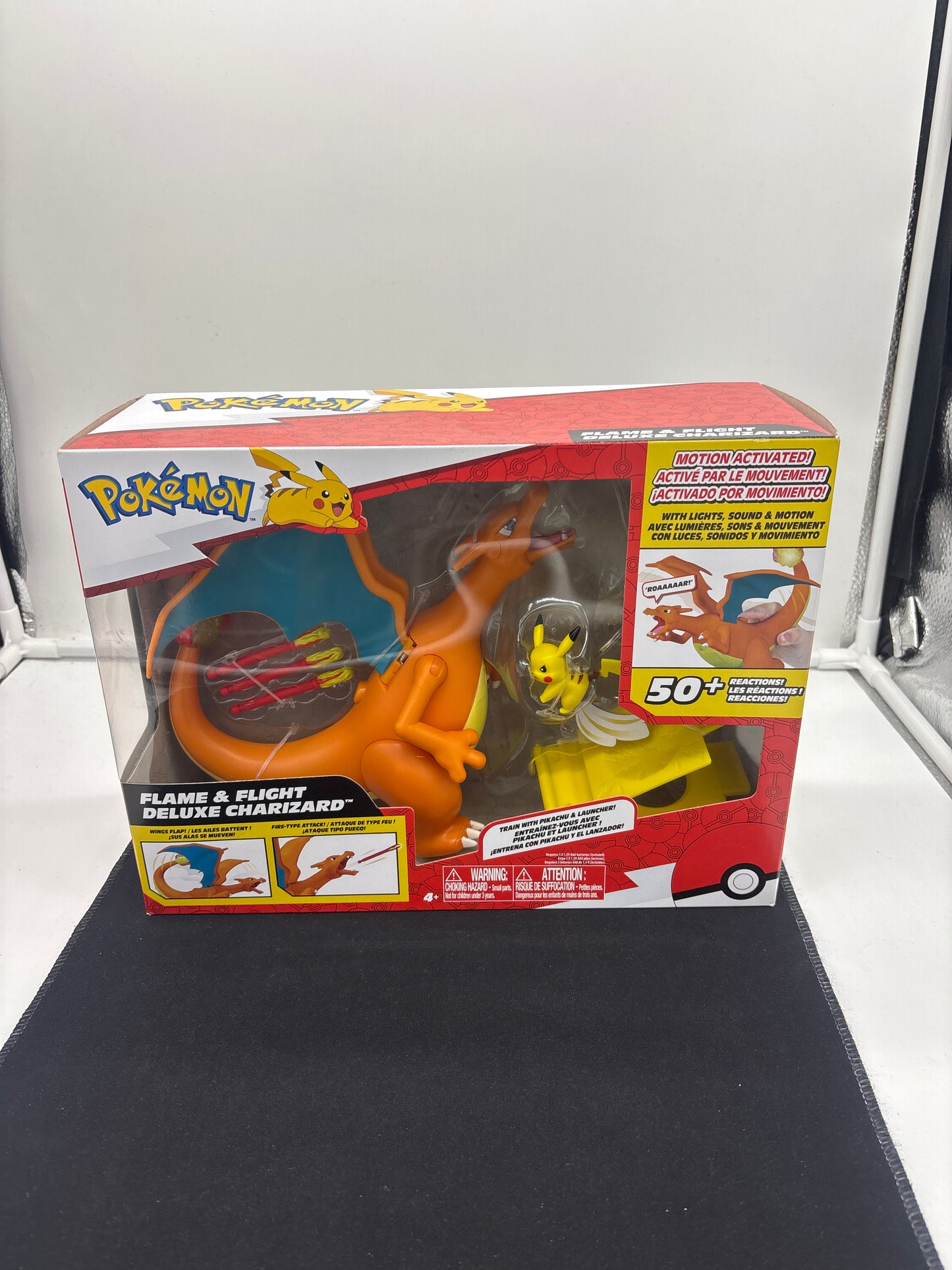 Auction Lot 100: Pokemon Flame & Flight Deluxe Charizard Figure Sealed