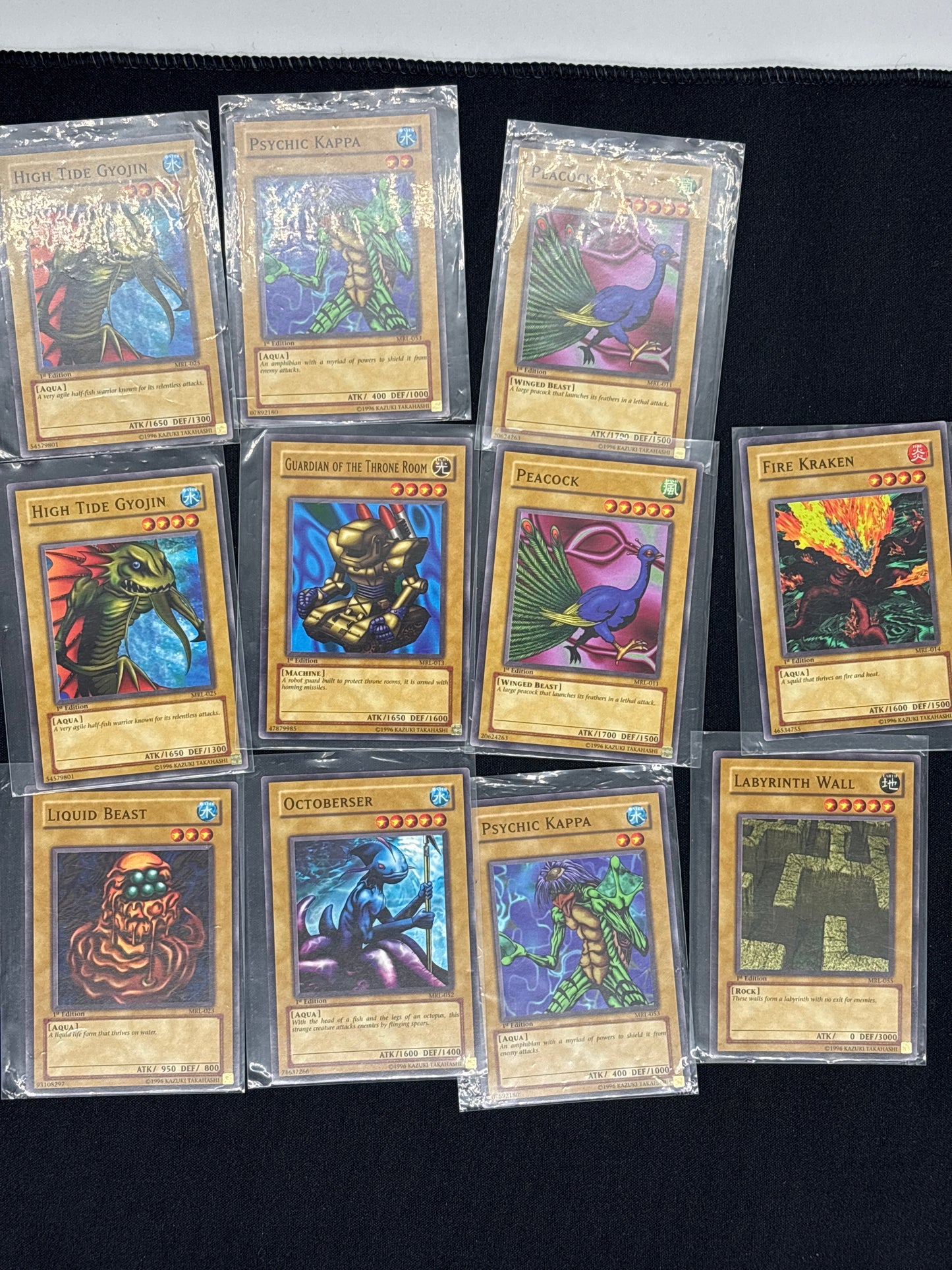 Auction Lot 181: Yugioh First Edition Assorted Non Holos 1996 Lot 1 Conditions Vary