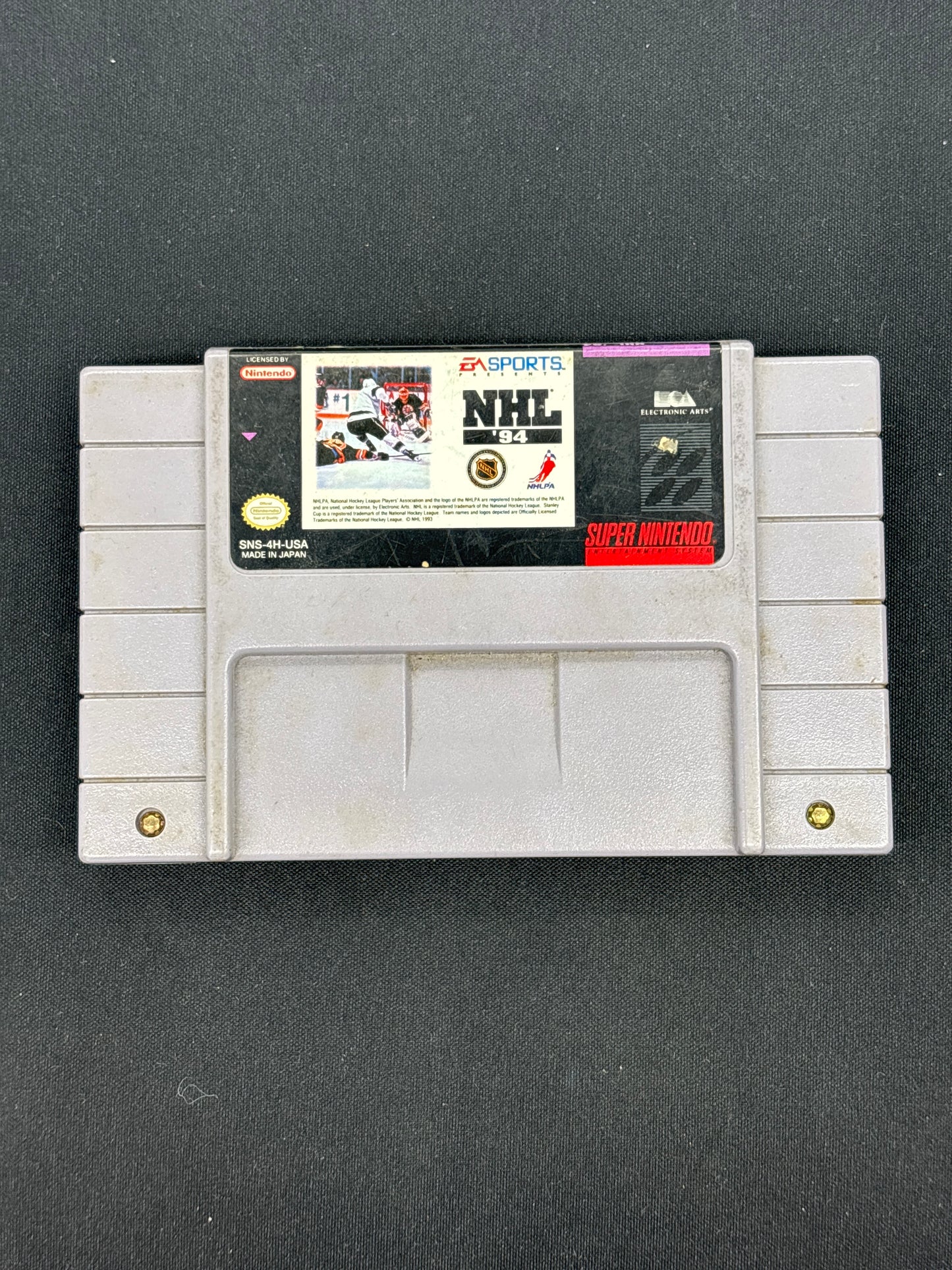 Auction Lot 291: NHL 94 Video Game Nintendo SNES Loose