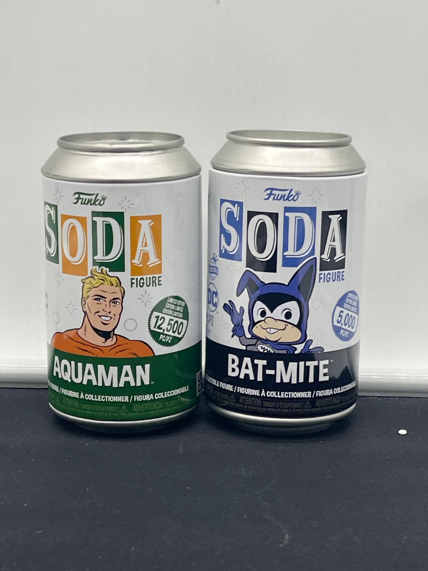 Auction Lot 129: Funko Soda Lot of 2 Aquaman & Bat-Mite