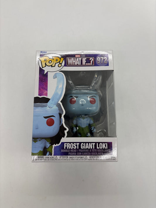 Auction Lot 101: Pop Funko Marvel Studios What if Frost Giant Loki 972 Figure
