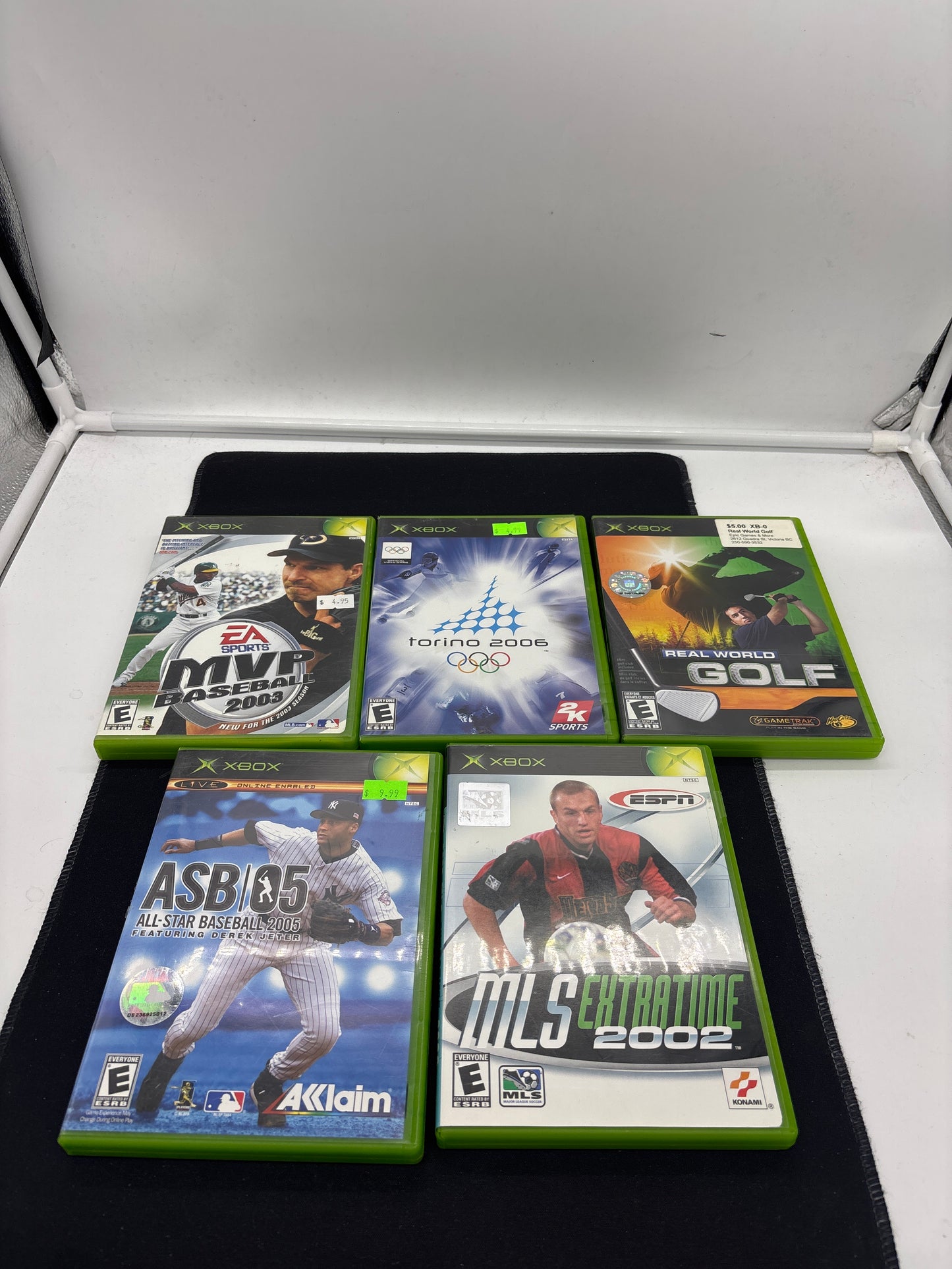Auction Lot 258: XBOX Video Game Lot of 5 Assorted Sports Titles CIB