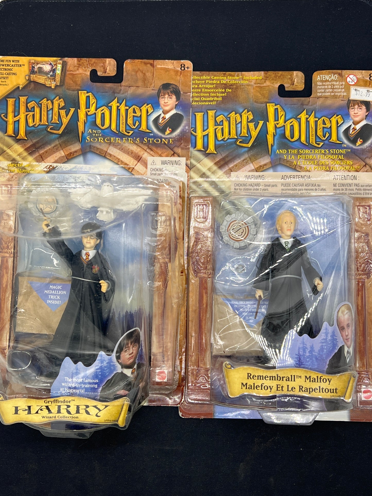 Auction Lot 15: Harry Potter Mattel Figures Set of 2 Harry Malfoy