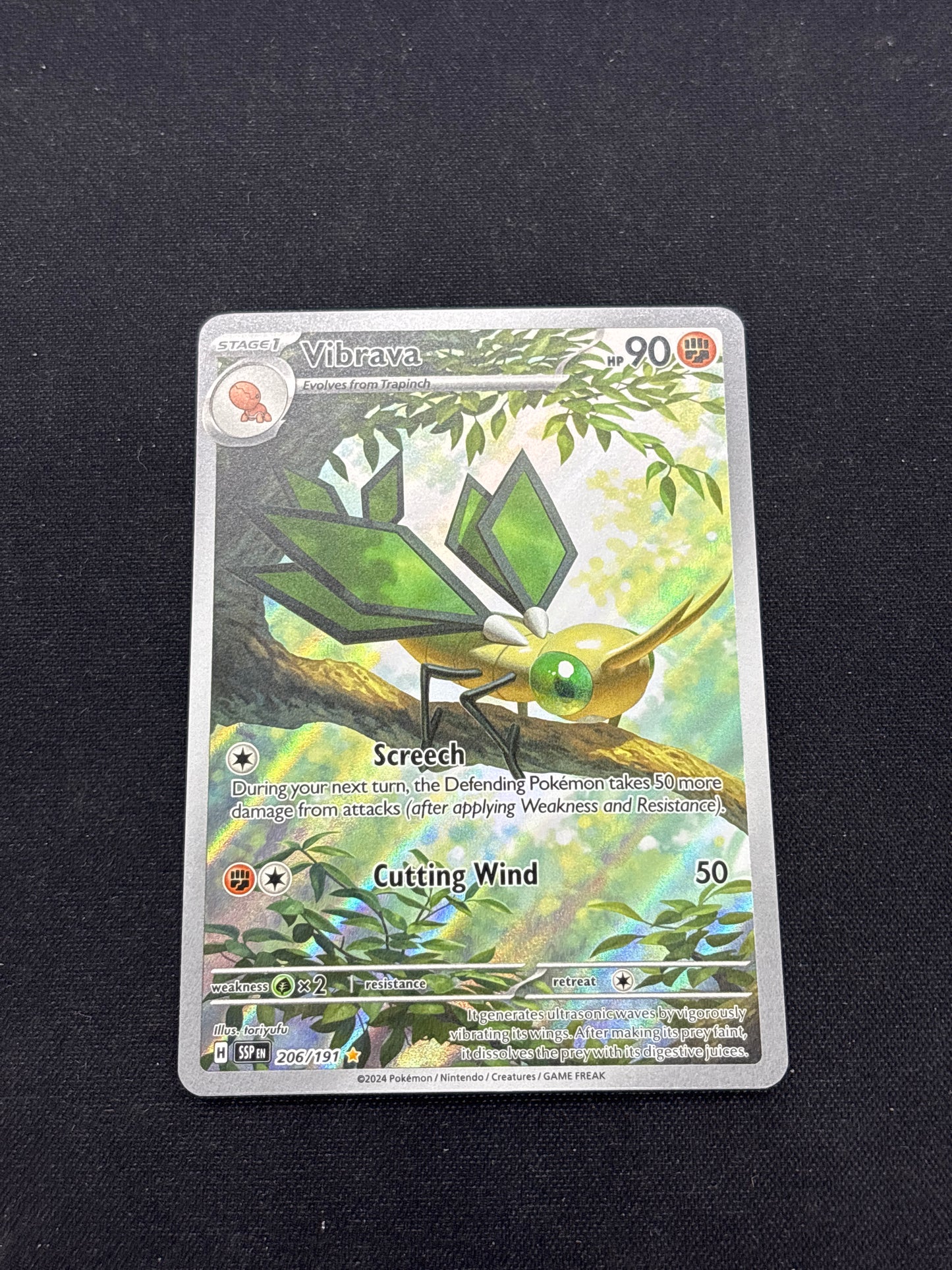 Auction Lot 28: Pokemon Cards Vibrava Full Art Condition Vary