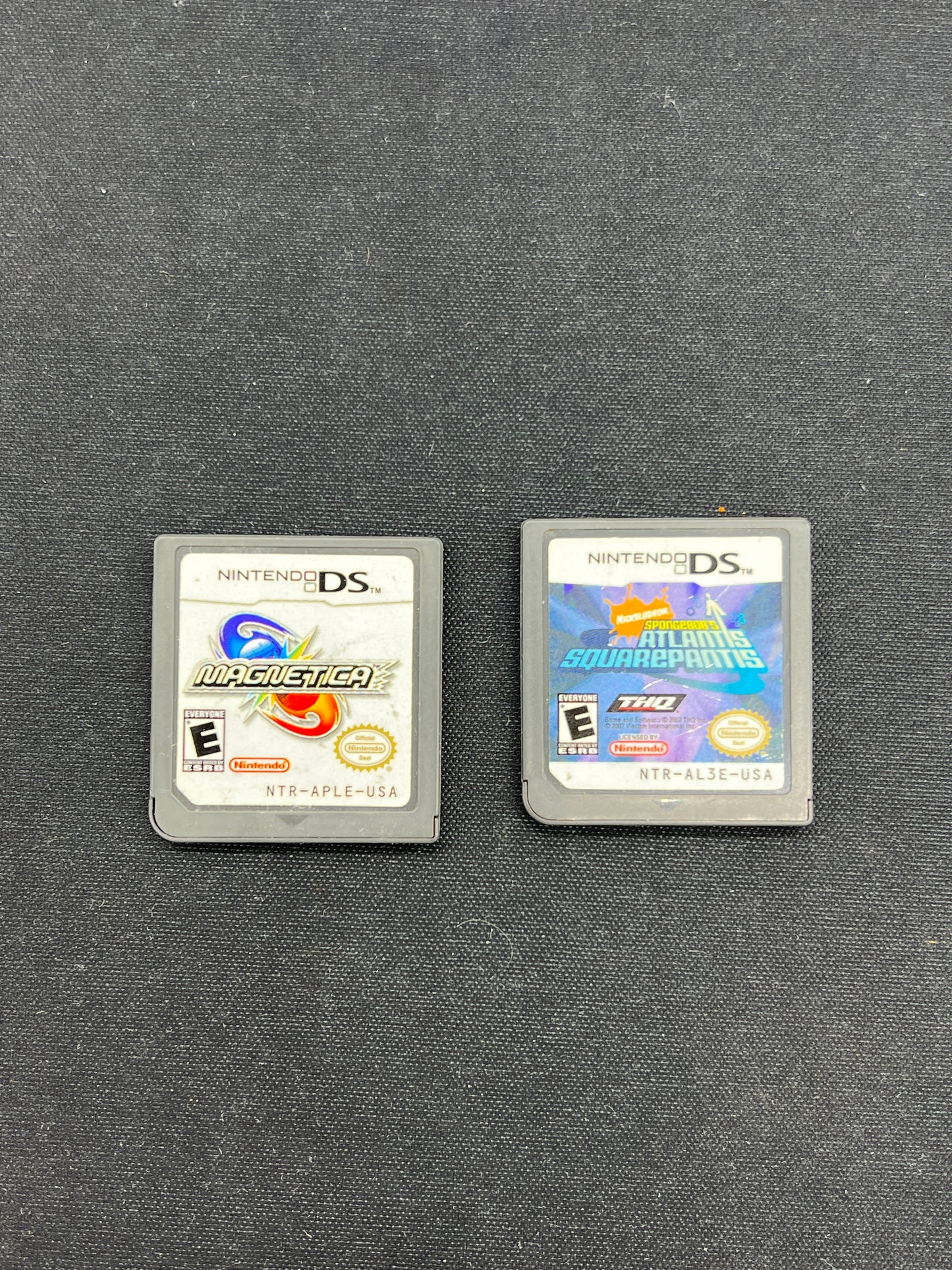 Auction Lot 178: Nintendo DS Video Game Loose Magnetica and Spongebob's Atlantis Squarepants