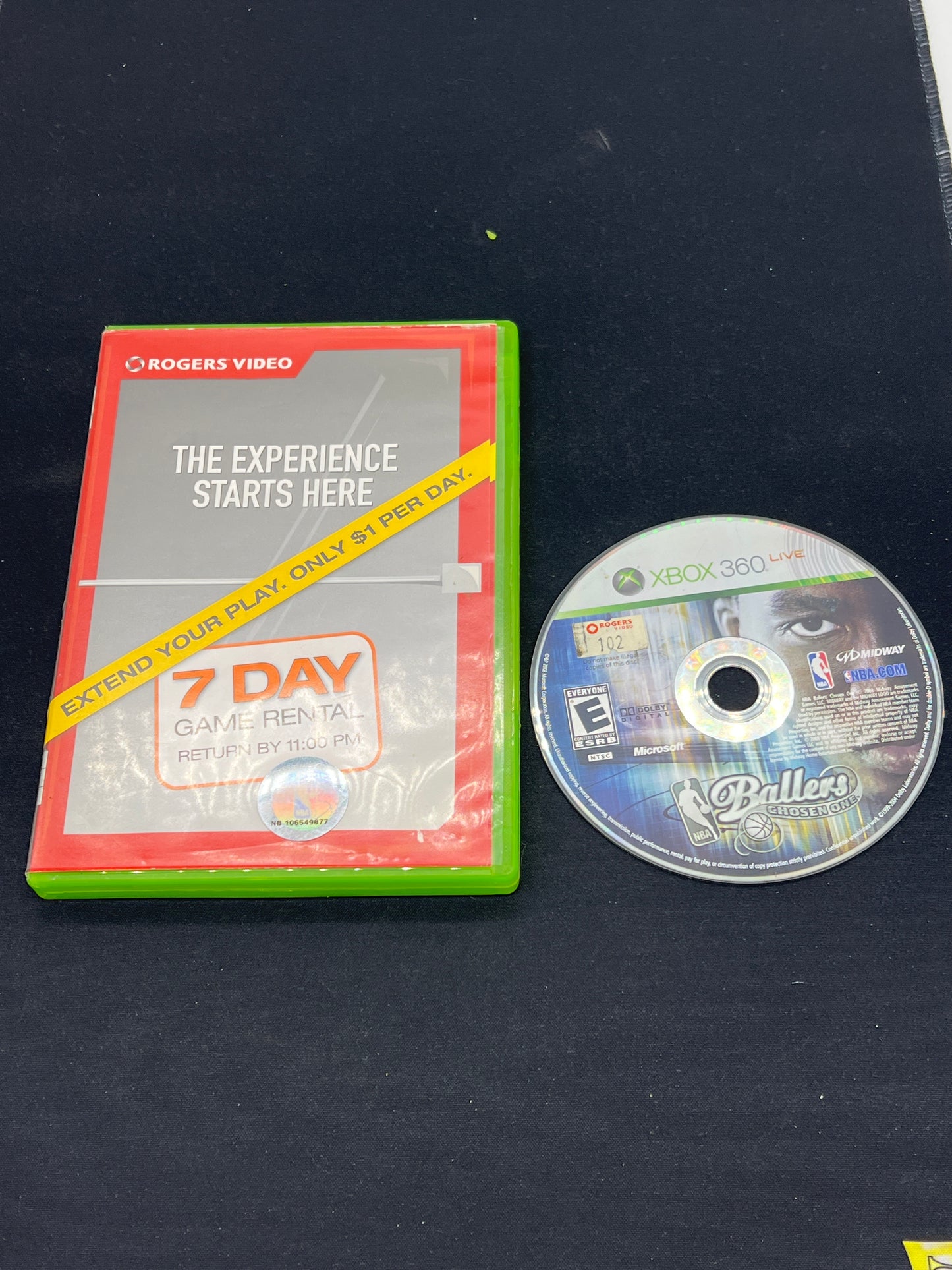 Auction Lot 28: XBOX 360 NBA Ballers Chosen One CIB