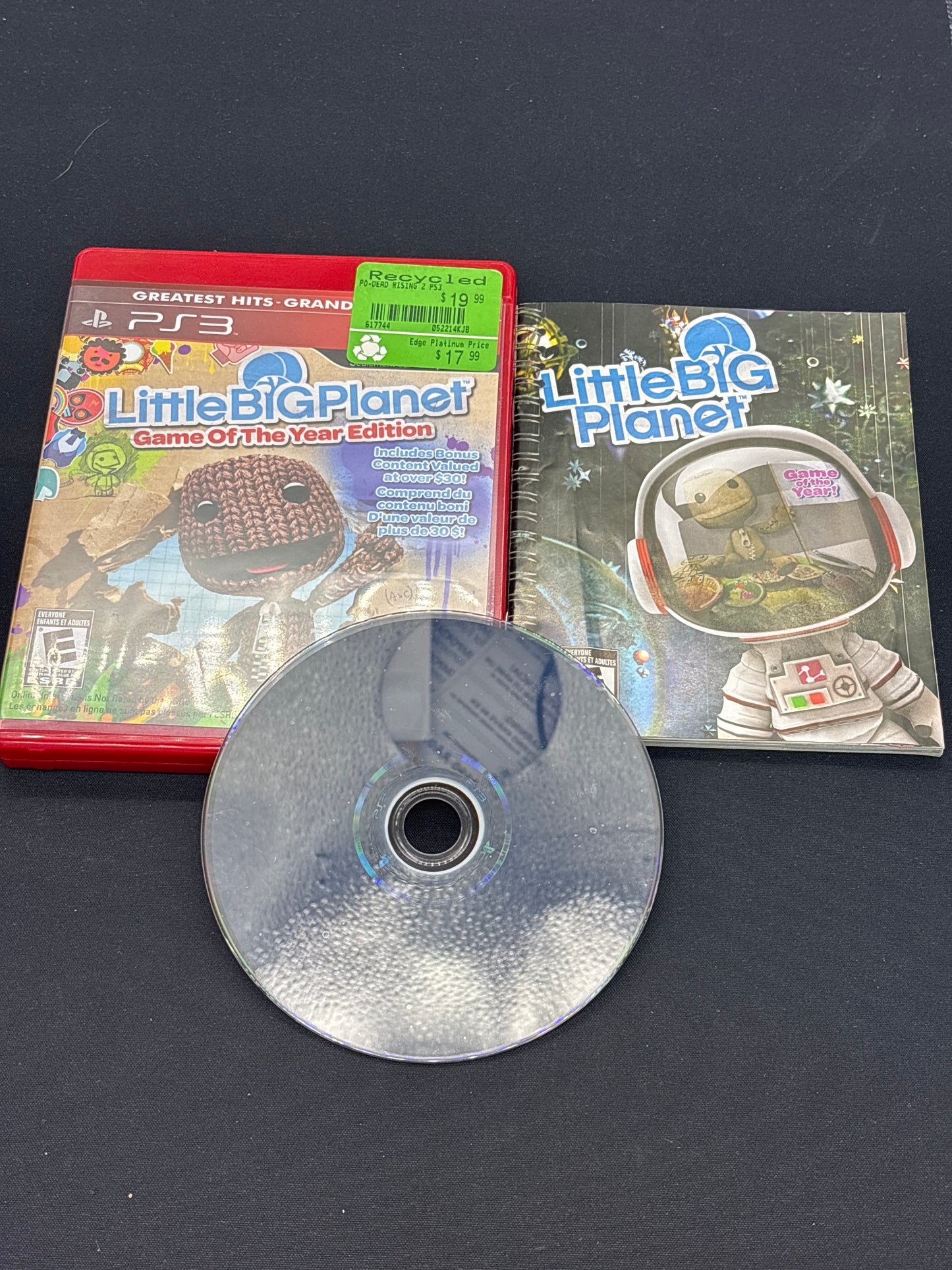 Auction Lot 88: PlayStation 3 Little Big Planet GOTY Video Game CIB