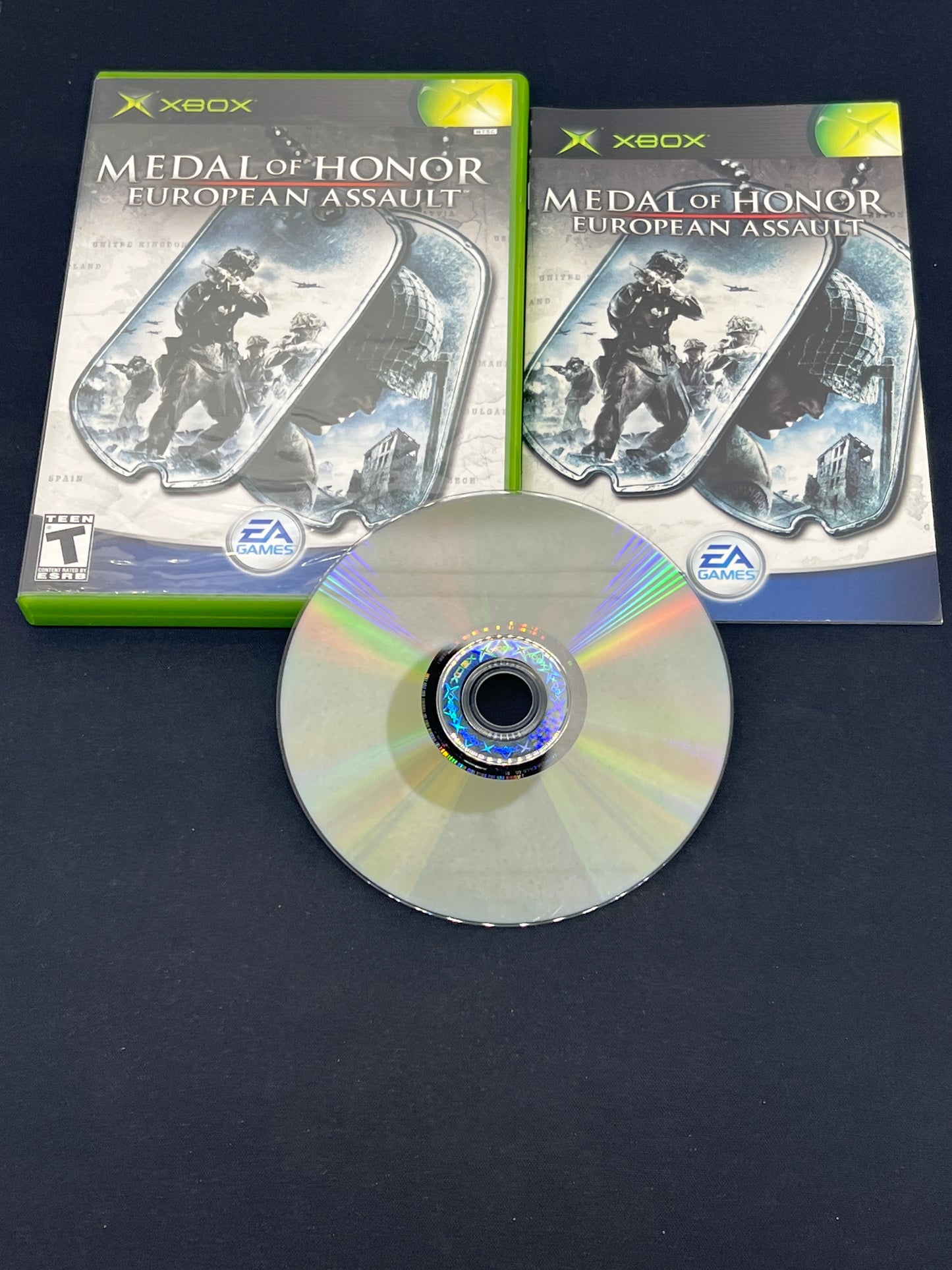 Auction Lot 302: XBOX Video Game Medal of Honor European Assault CIB