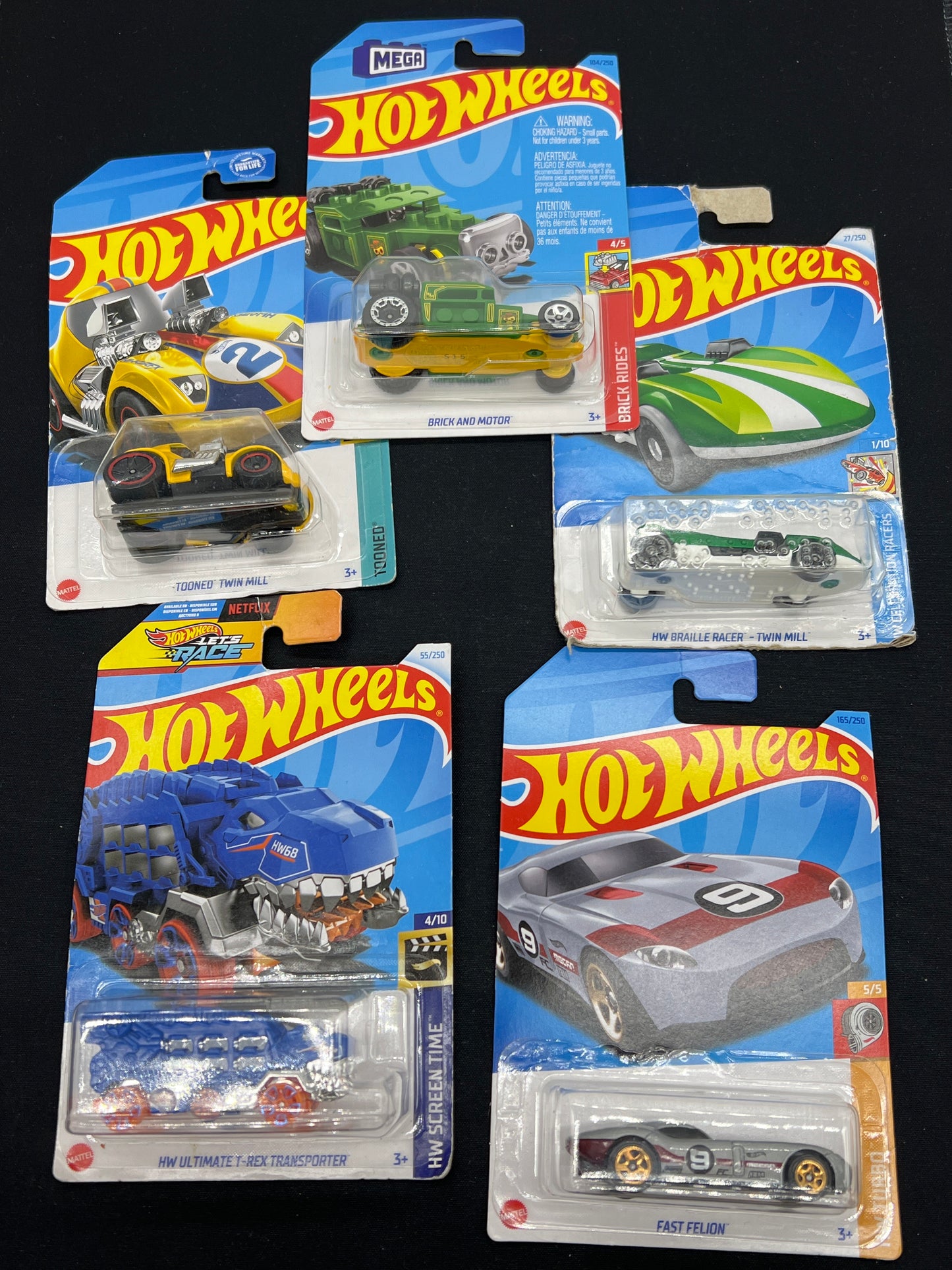 Auction Lot 273: Hot Wheels Lot of 5 Assorted Sealed Lot 3