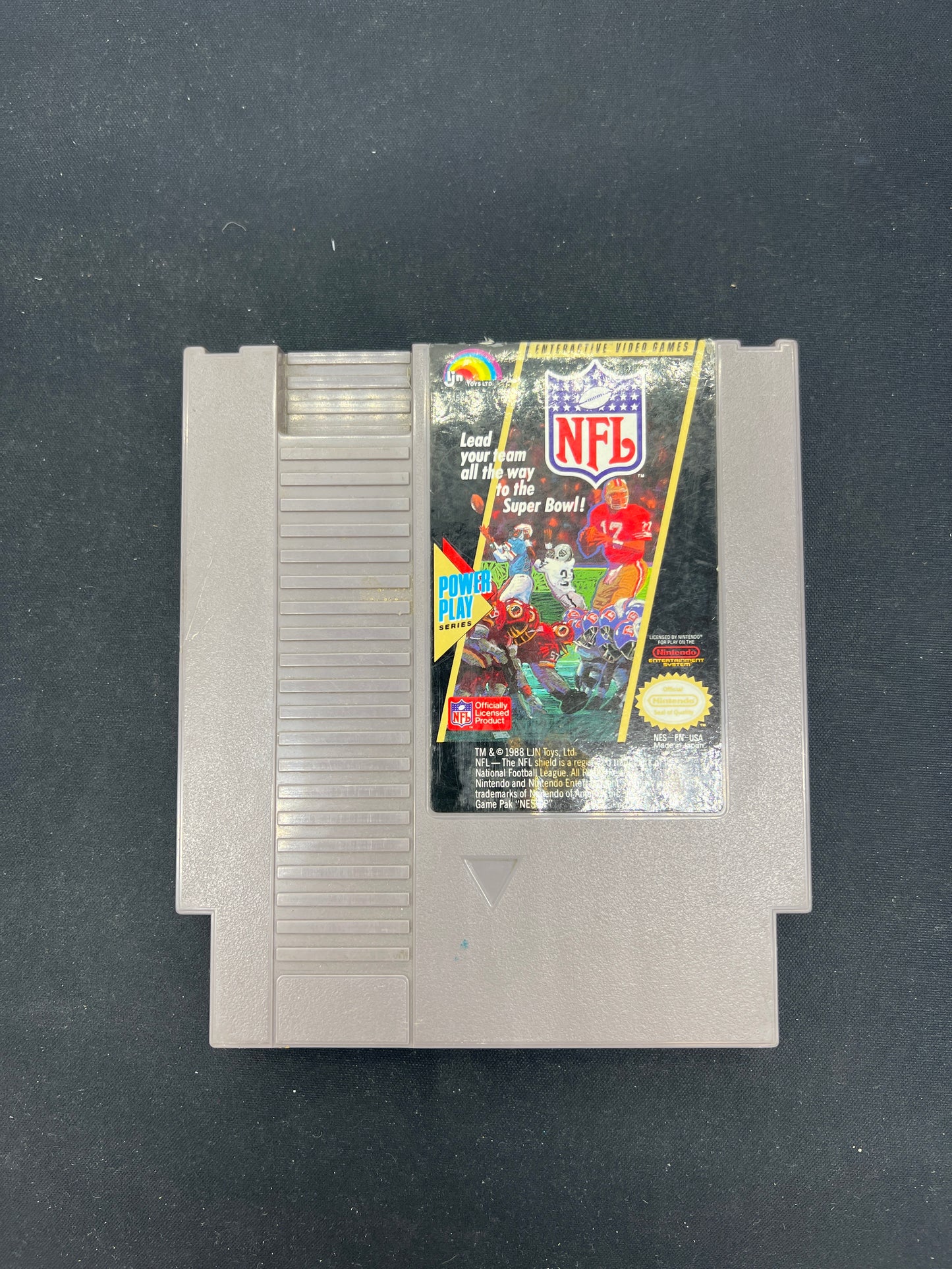 Auction Lot 329: Nintendo NES Video Game Loose NFL Football