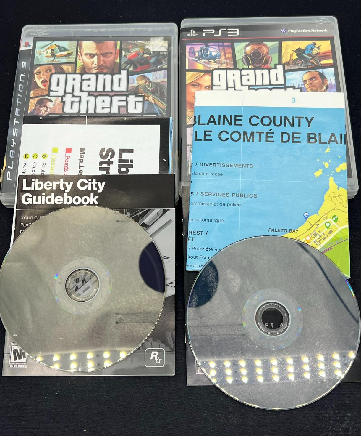 Auction Lot 161: PlayStation 3 Video Game GTA Lot of 2 Titles CIB