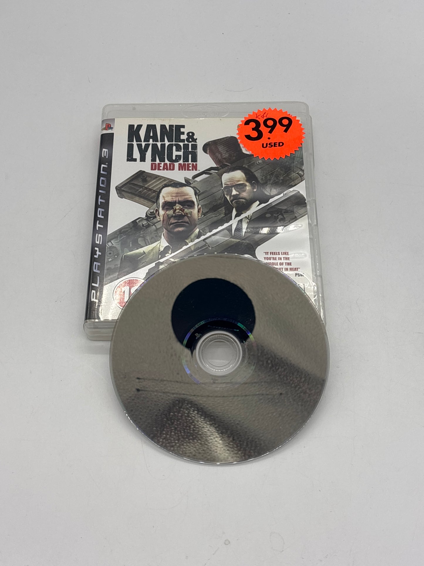 Auction Lot 147: Kane & Lynch Dead Men Video Game PlayStation 3