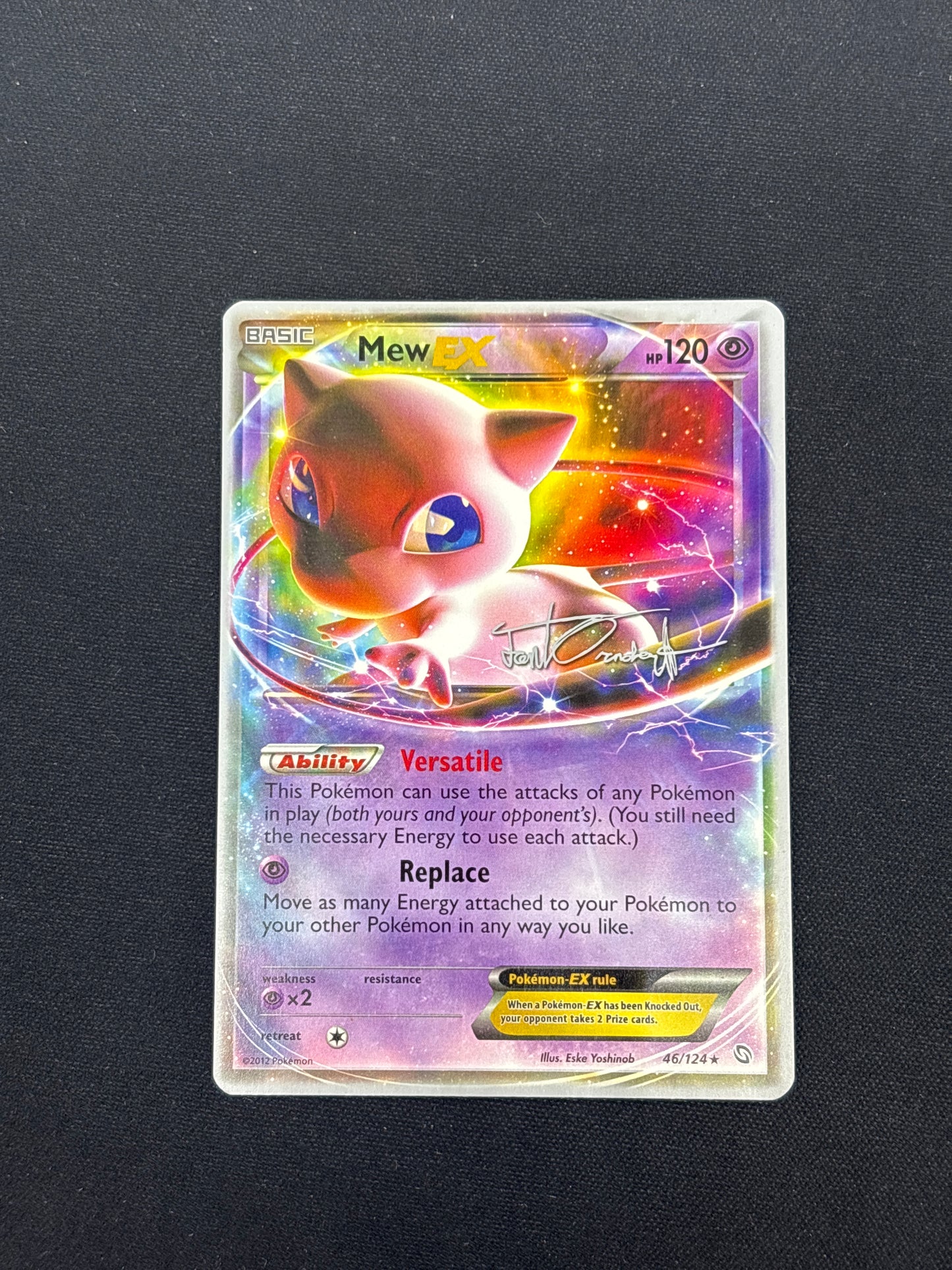 Auction Lot 16: Mew EX World Championship 2014 Card Conditions Vary
