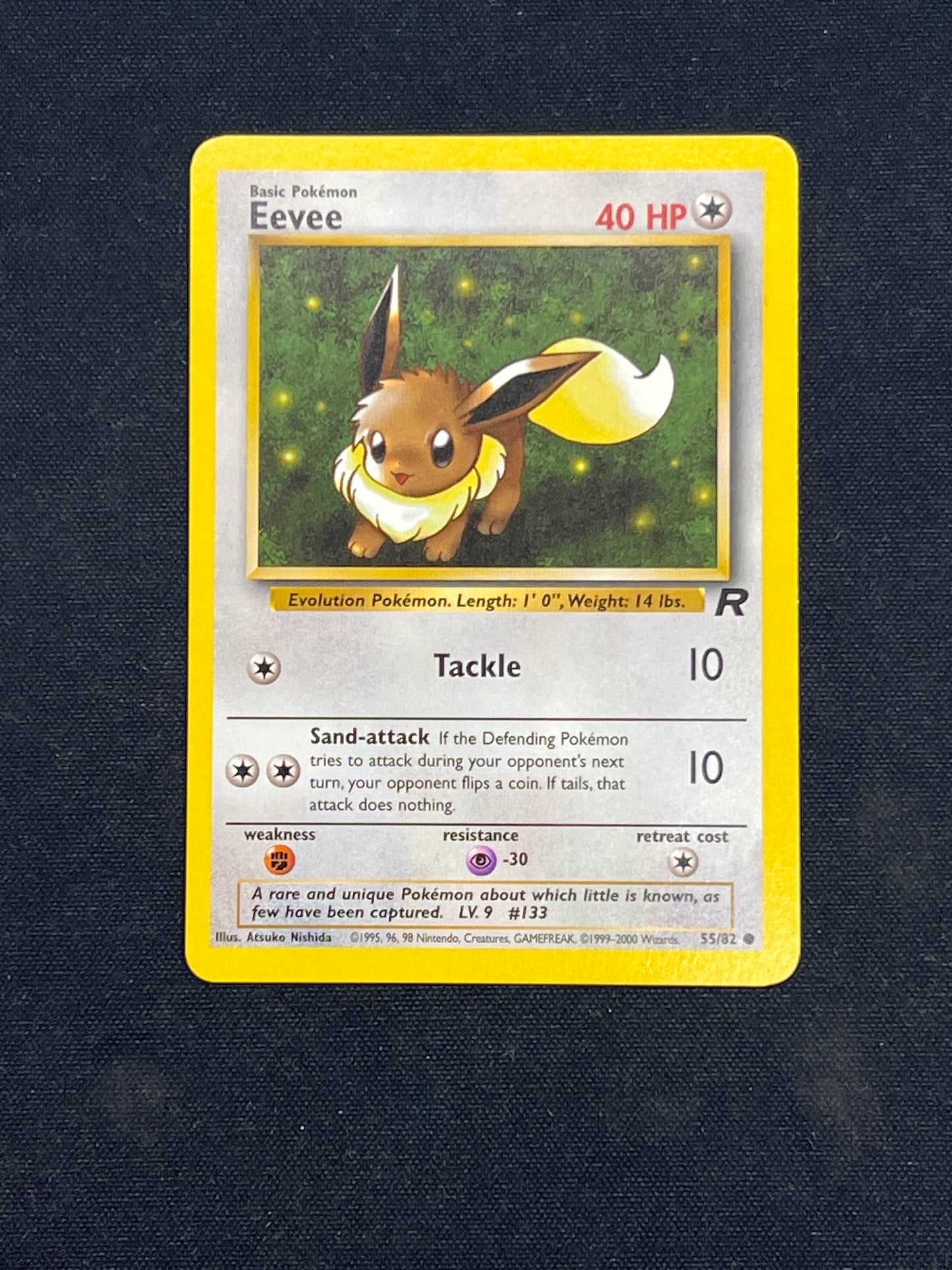 Auction Lot 375: Pokemon Cards Eevee Team Rocket Condition Vary