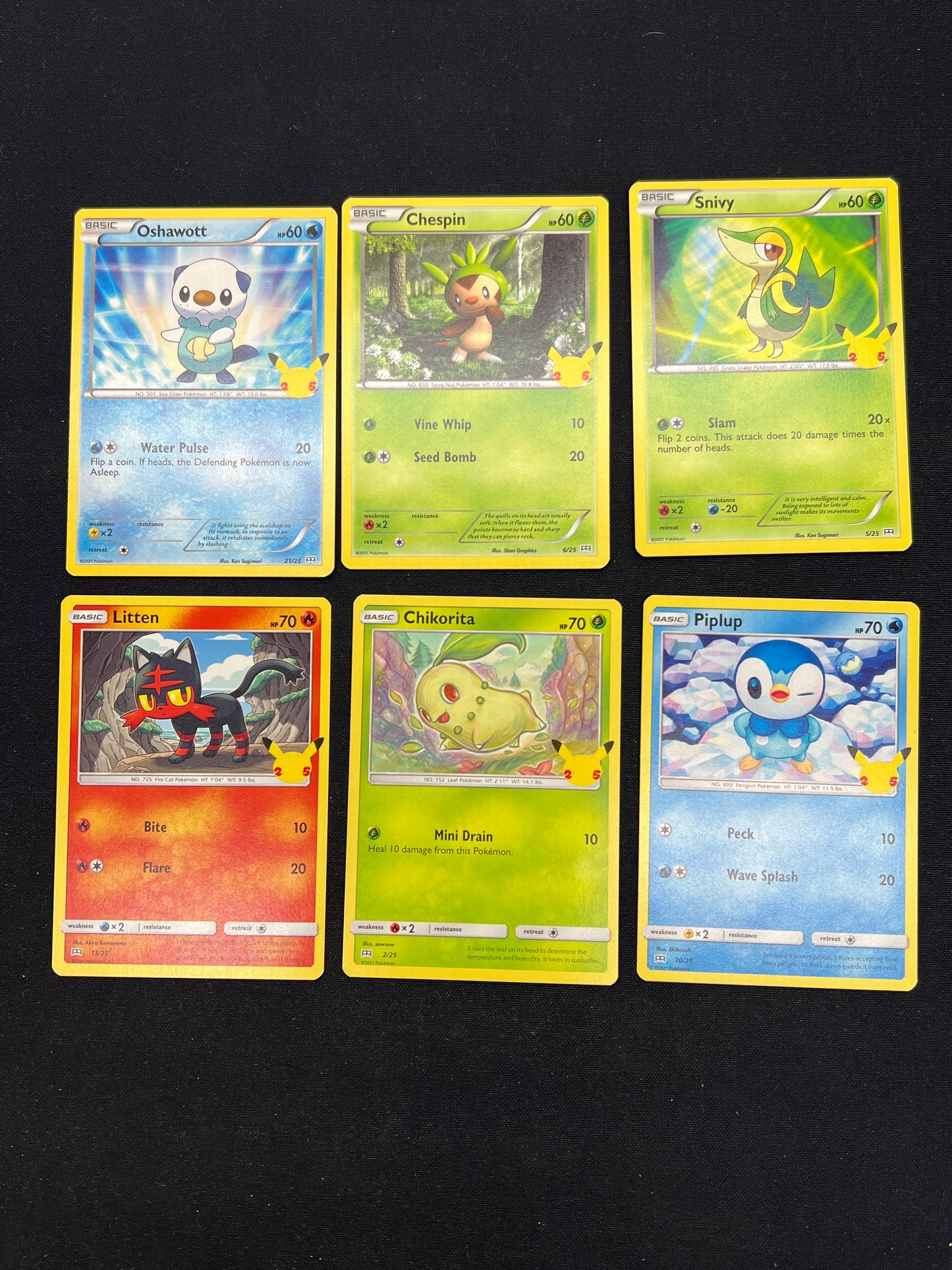 Auction Lot 294: Pokemon Cards Lot of 6 Assorted McDonalds 2021 Promos Conditions Vary