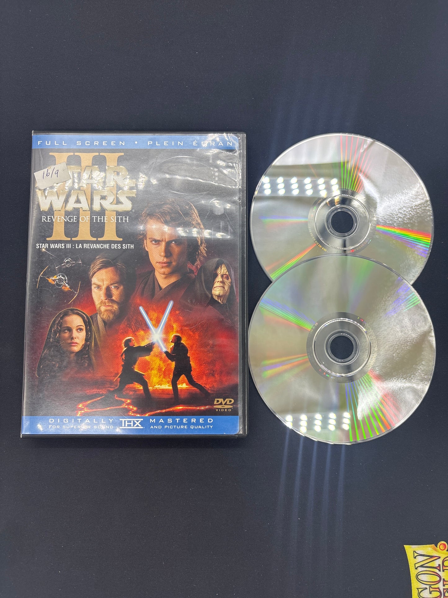 Auction Lot 410: Star Wars Episode 2 and 3 Full Screen DVD two Disc