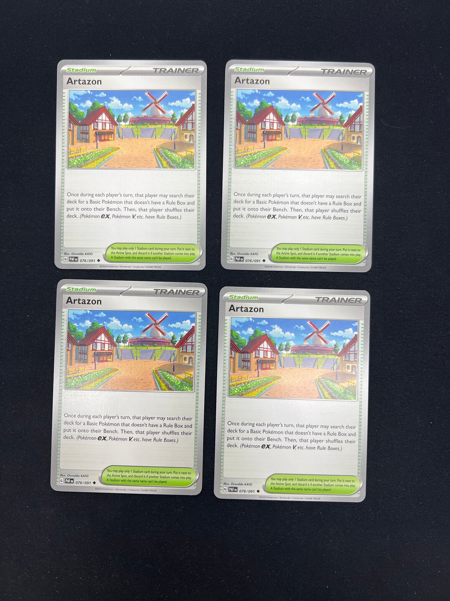 Auction Lot 153: Pokemon Cards Artazon Playset Conditions Vary