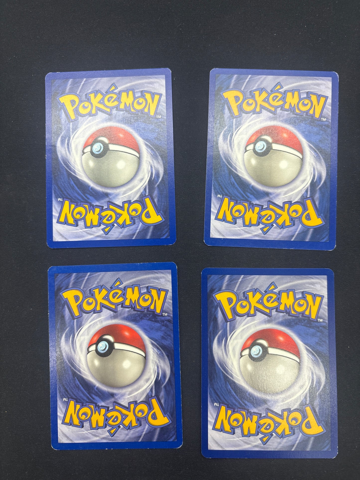 Auction Lot 44: Pokemon Card Lot of 4 Base Set Conditions Vary