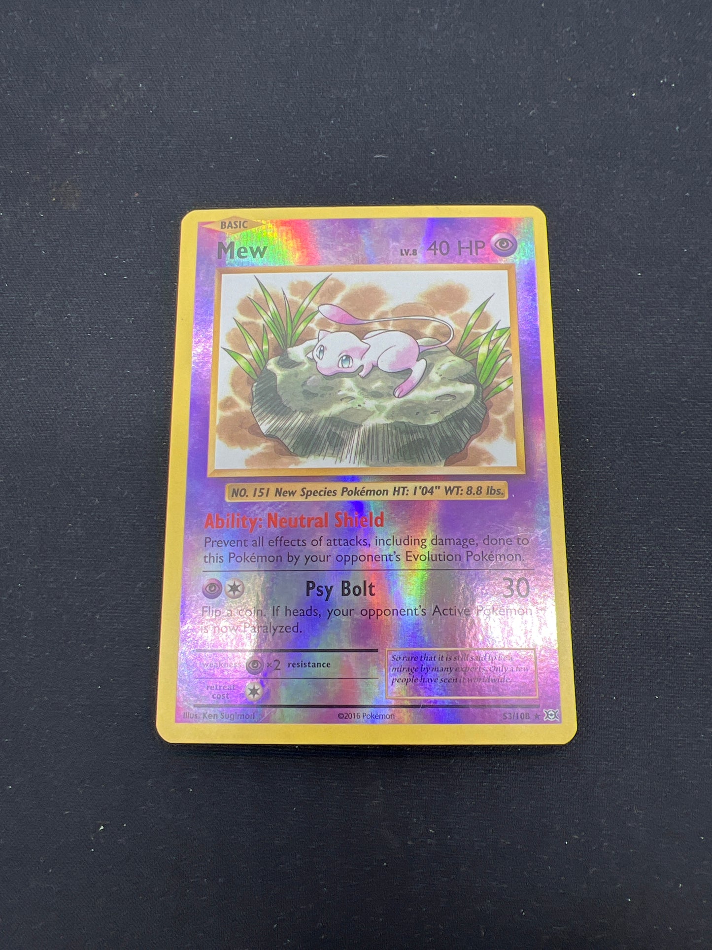 Auction Lot 324: Pokemon Cards Mew Reverse Holo XY Evolutions Conditions Vary