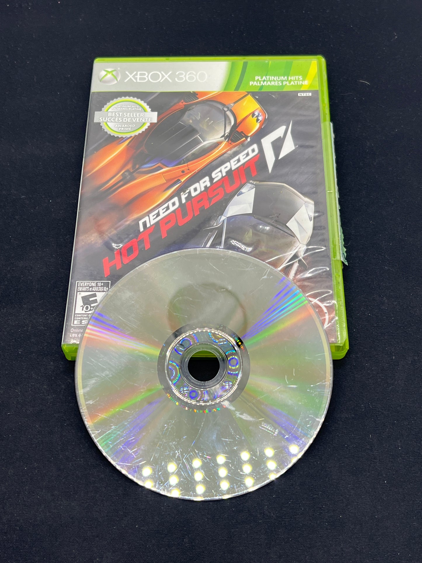 Auction Lot 35: XBOX 360 Video Game Need for Speed Hot Pursuit