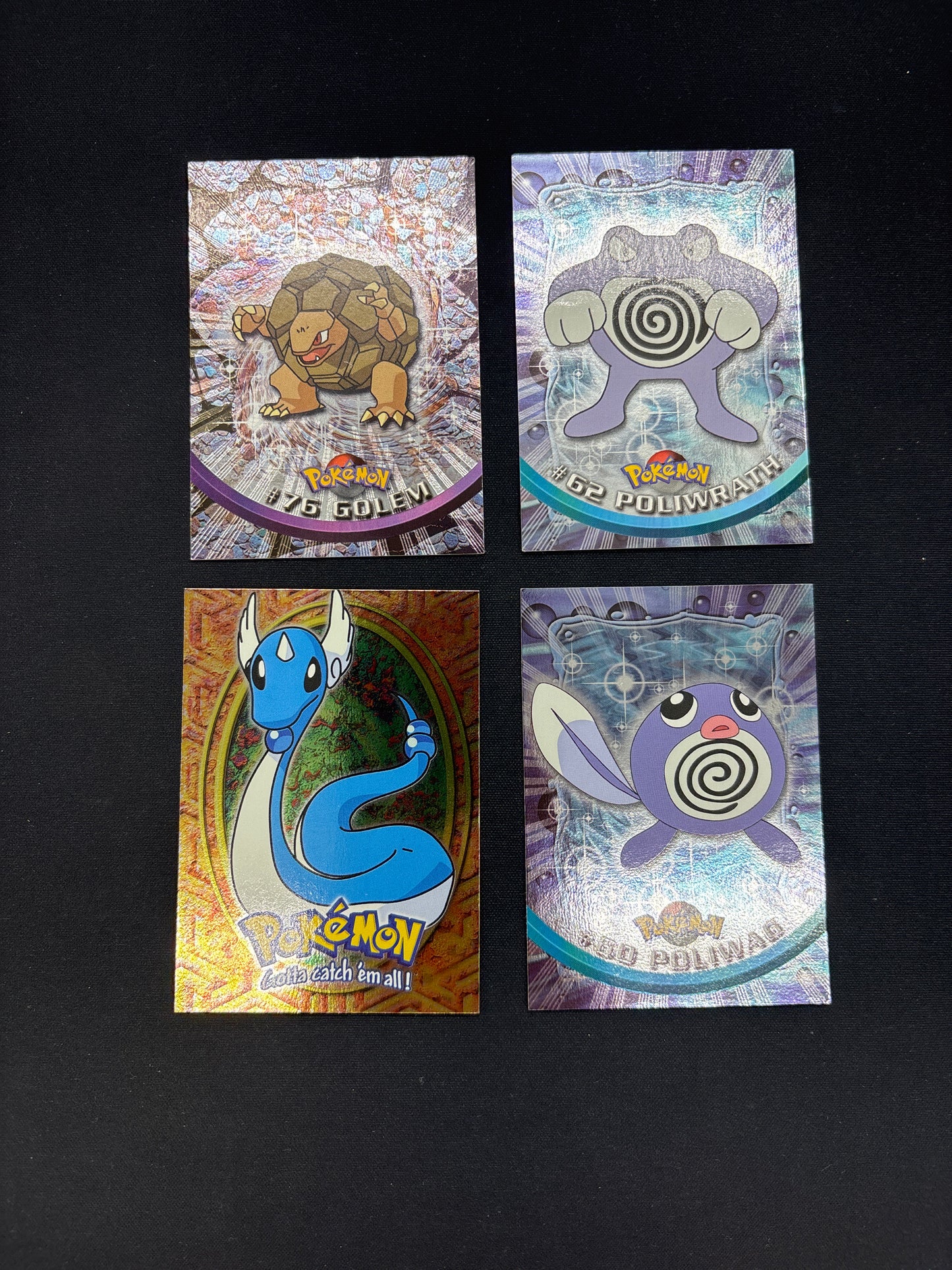 Auction Lot 56: Pokemon Topps Chrome Holo Card Lot Conditions Vary