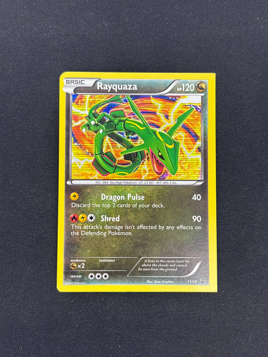 Auction Lot 30: Rayquaza Holo Dragon Vault Miscut Square Cut Error Card Conditions Vary
