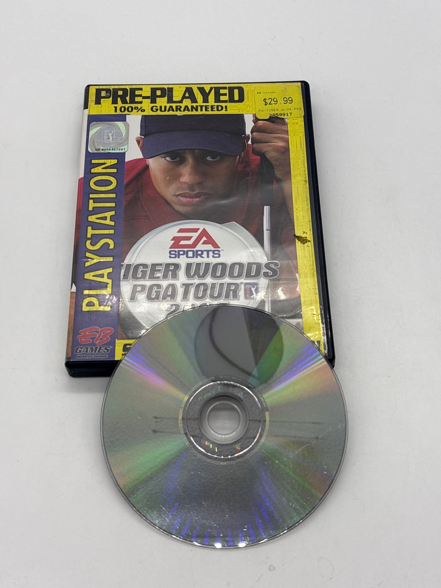 Auction Lot 138: Tiger Woods PGA Tour 2004 Video Game PlayStation 2