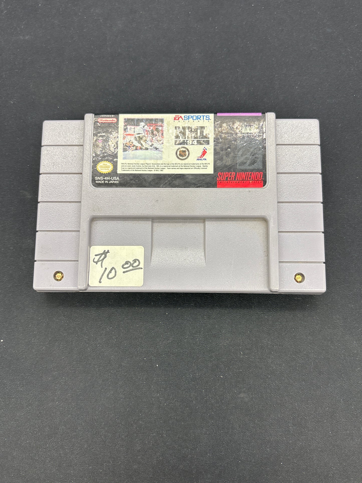 Auction Lot 149: SNES Video Game EA NHL '94