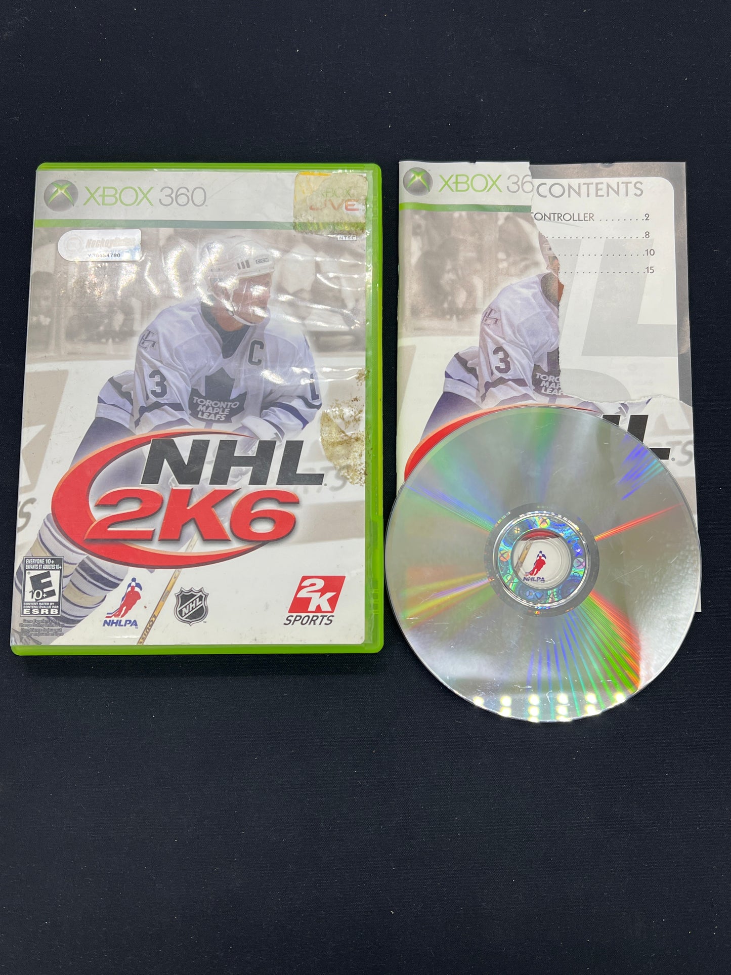 Auction Lot 56: XBOX 360 Video Game NHL 2K6 CIB