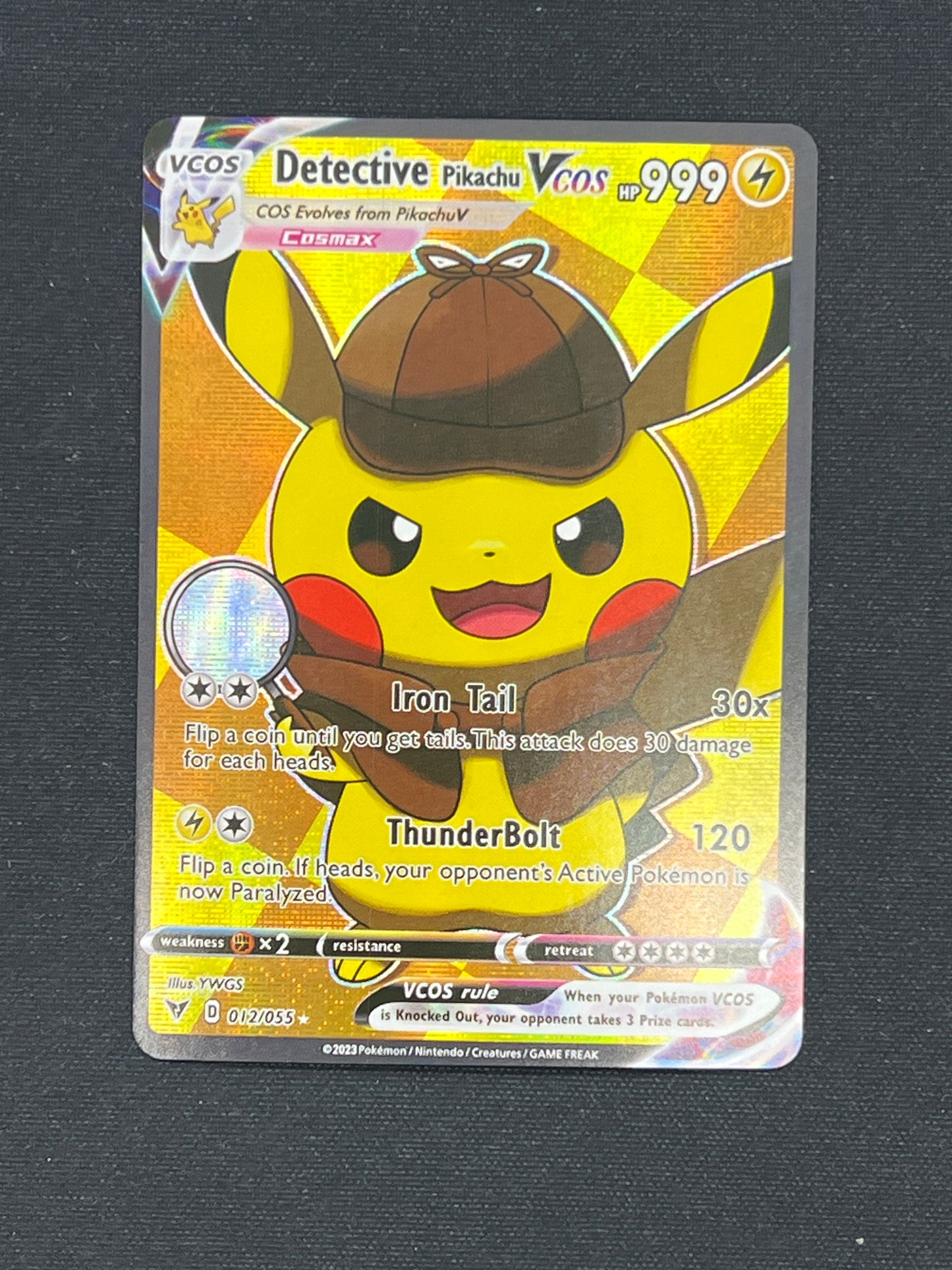Auction Lot 432: Pokemon Cards CUSOM Detective Pikachu Conditions Vary