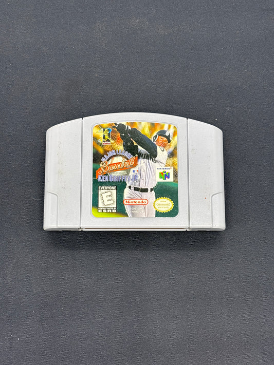 Auction Lot 105: Ken Griffey JR MLB Nintendo N64 Video Game Loose