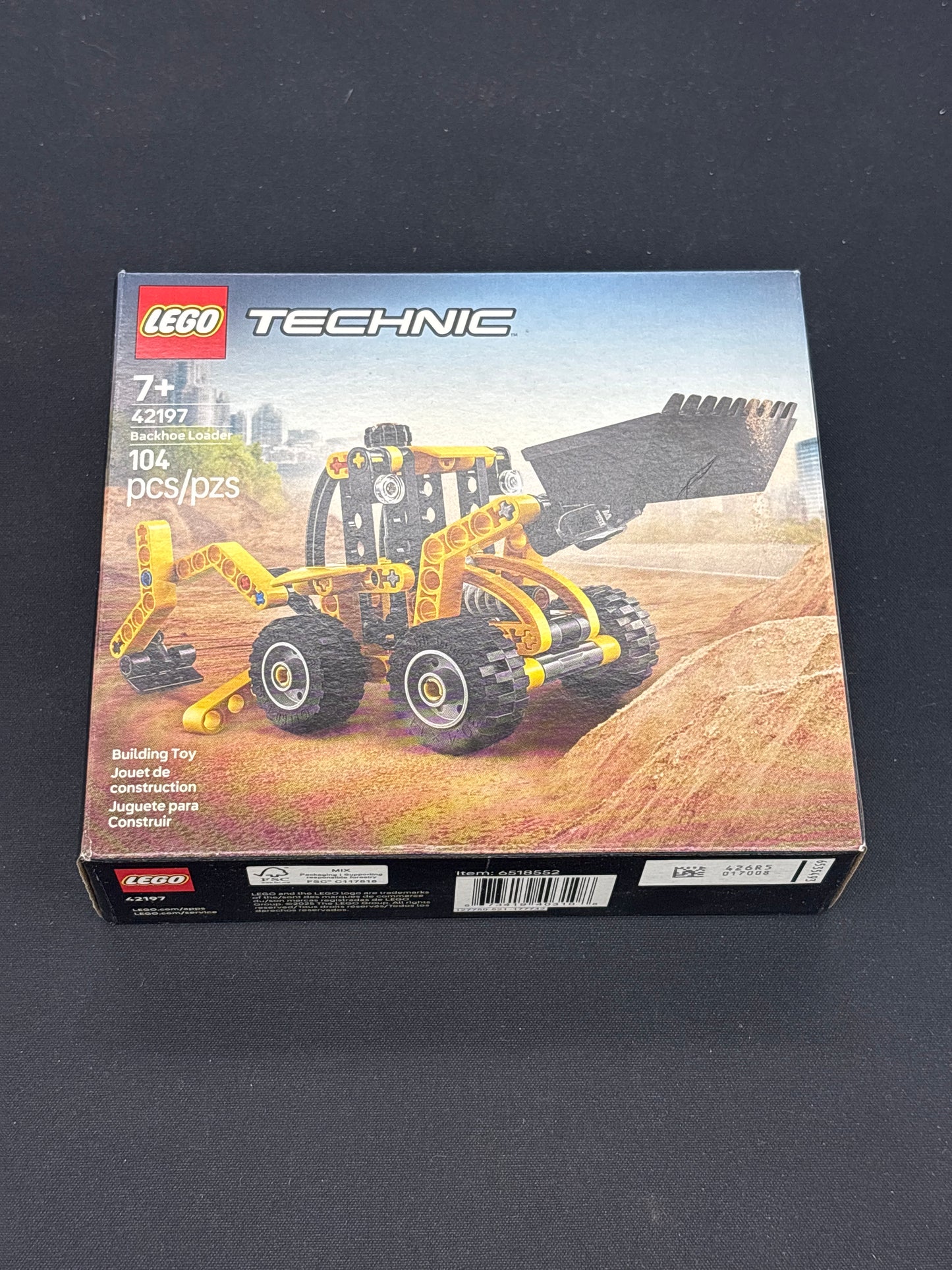 Auction Lot 77: Lego Technic Backhoe Loader