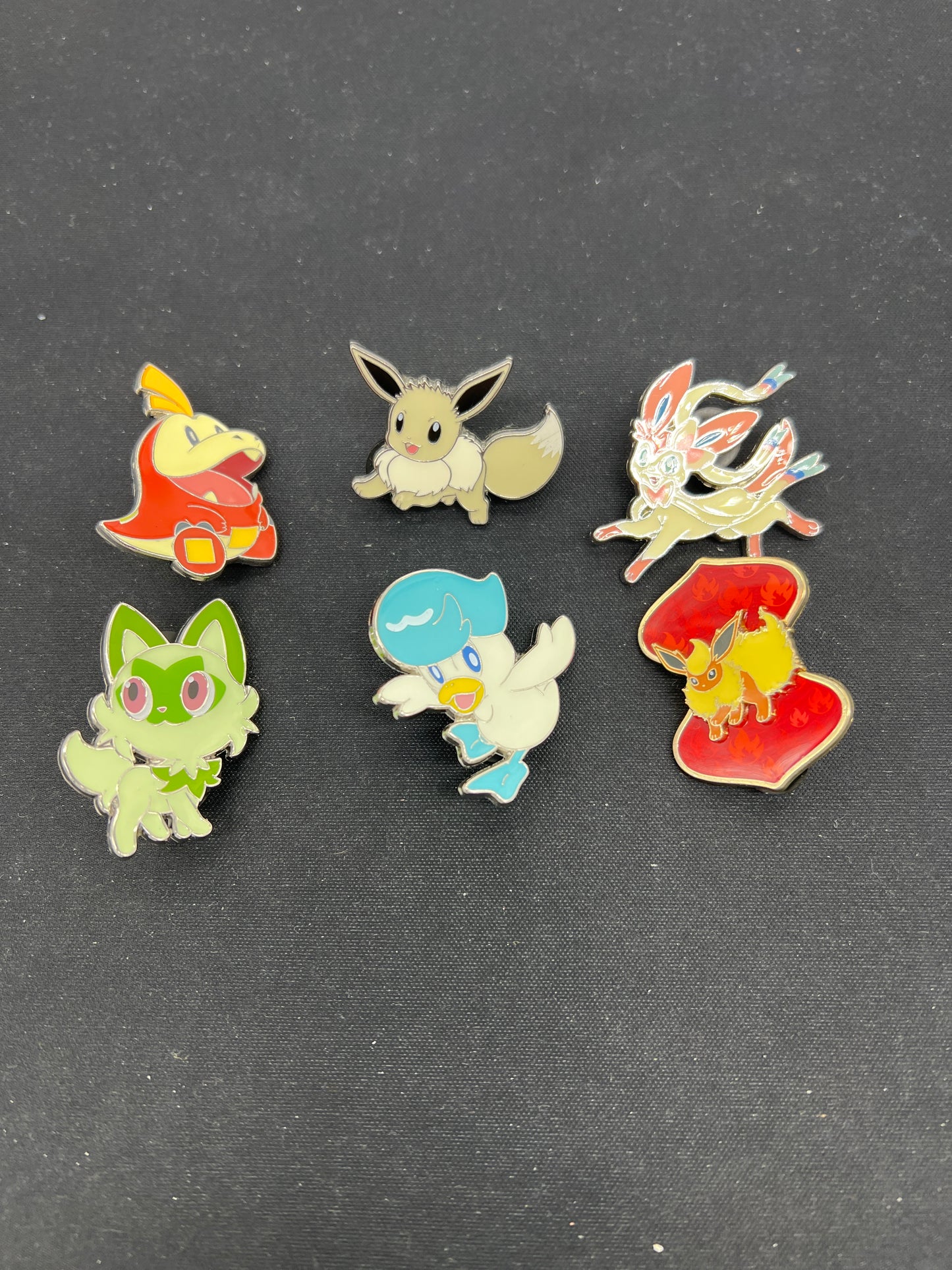 Auction Lot 290: Pokemon Assorted Lot of 6 Metal Pins