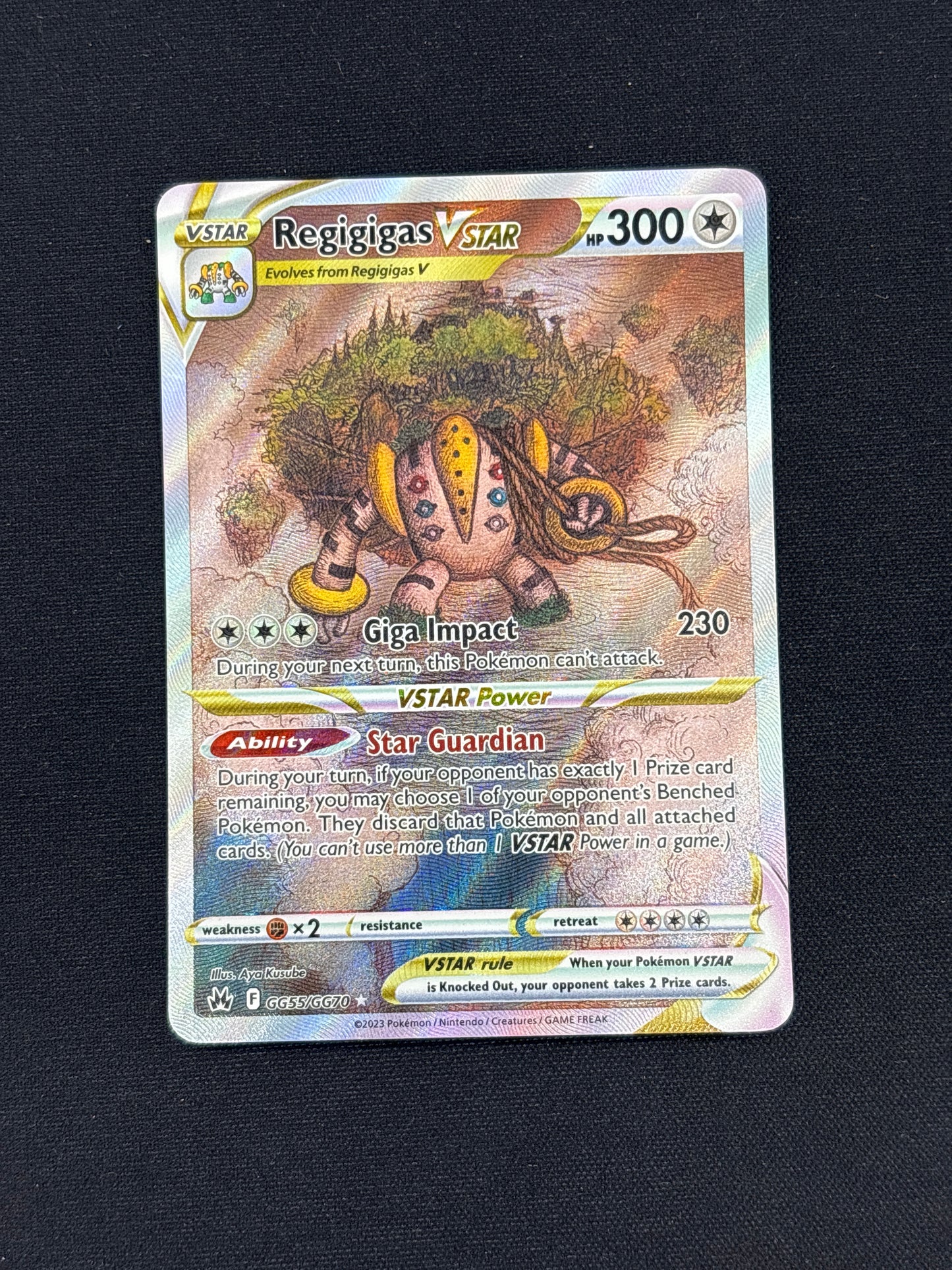 Auction Lot 160: Pokemon Card Regigigas Crown Zenith Conditions Vary