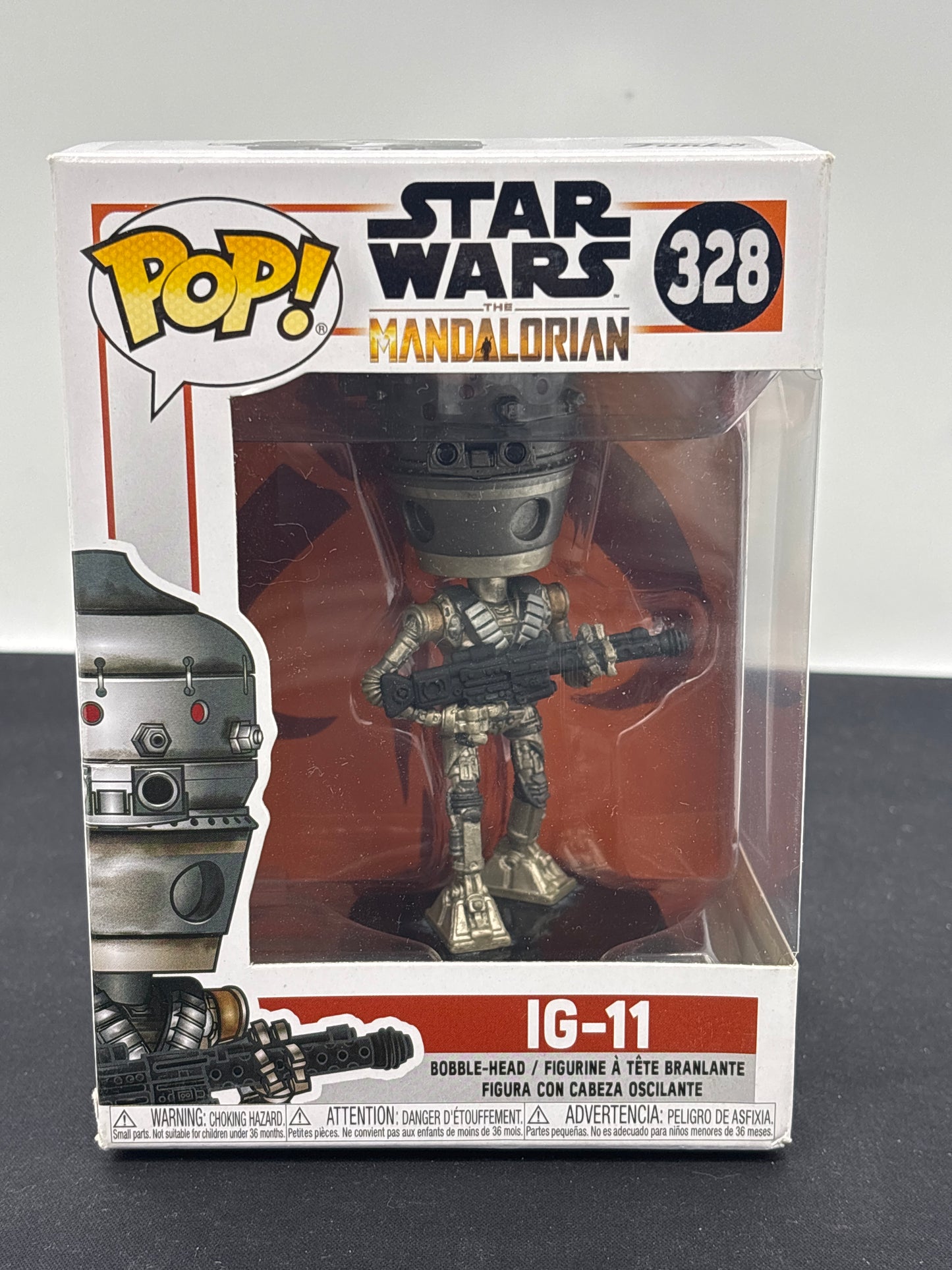 Auction Lot 92: POP Funko IG-11 Star Wars 328 Figure