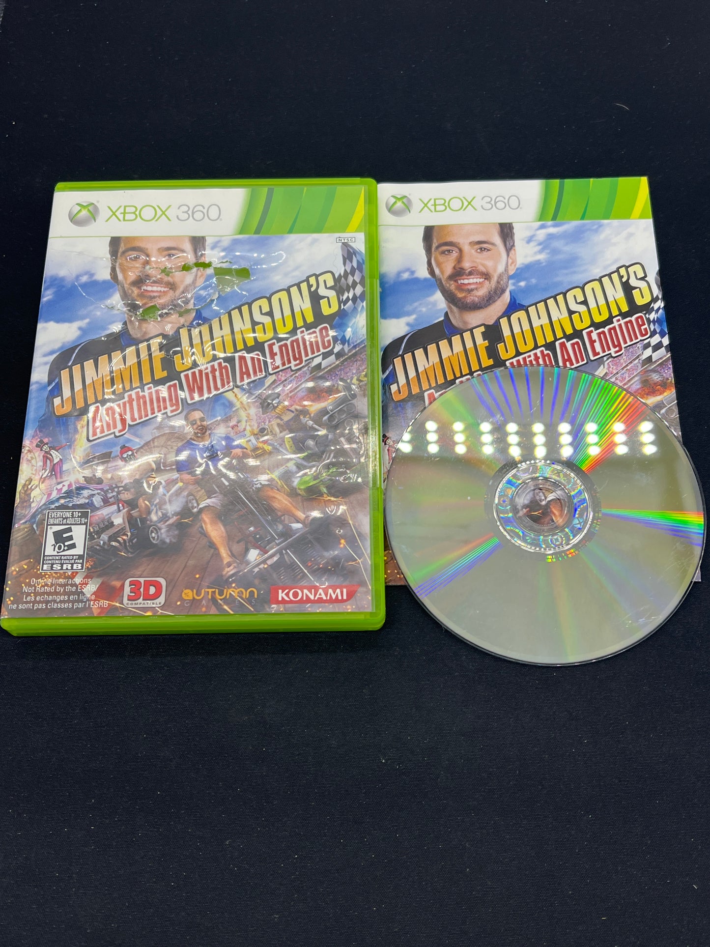 Auction Lot 37: XBOX 360 Video Game Jimmie Johnson's Anything With An Engine CIB