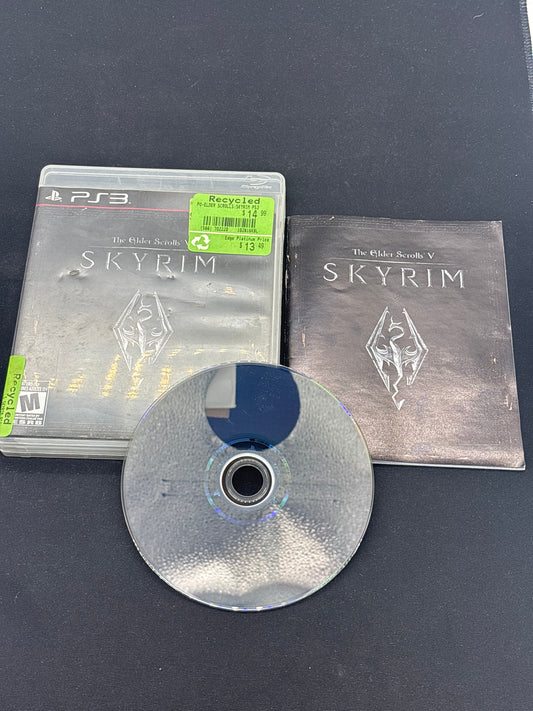 Auction Lot 323: Elder Scrolls V Skyrim Video Game PlayStation 3 CIB