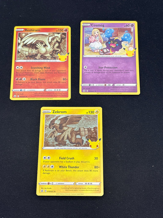 Auction Lot 481: Pokemon Cards Celebrations Holo Card Lot 1 Conditions Vary