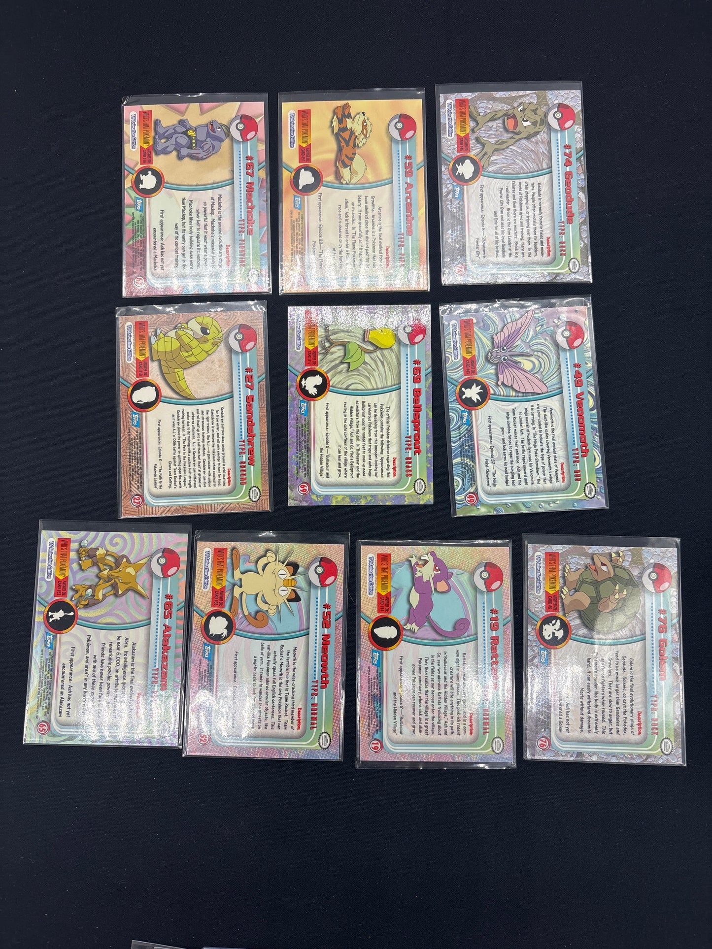 Auction Lot 92: Pokemon Topps Chrome Card Lot 3 Conditions Vary