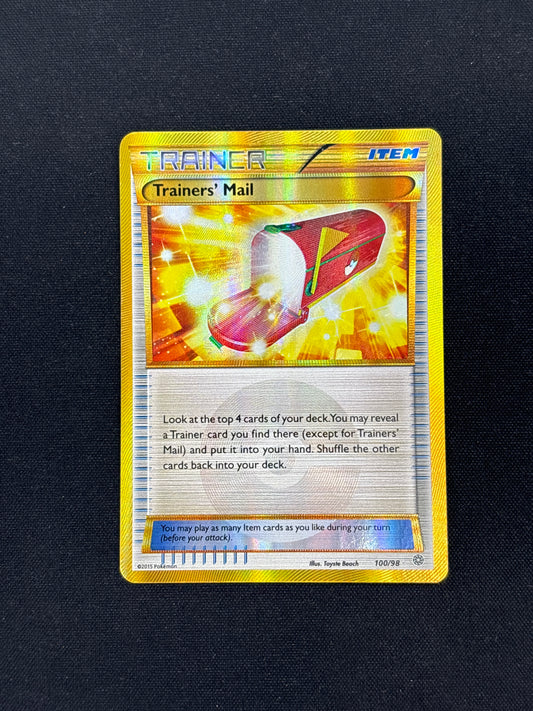 Auction Lot 34: Trainer's Mail Secret Rare Pokemon Steam Siege Card Conditions Vary