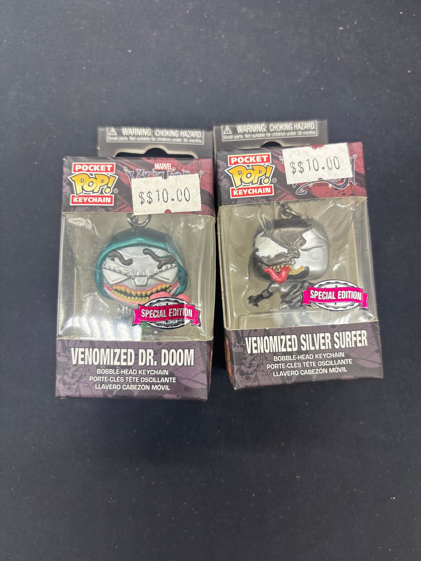 Auction Lot 56: POP Pocket Keychains Collectibles Marvel Themed Lot 2
