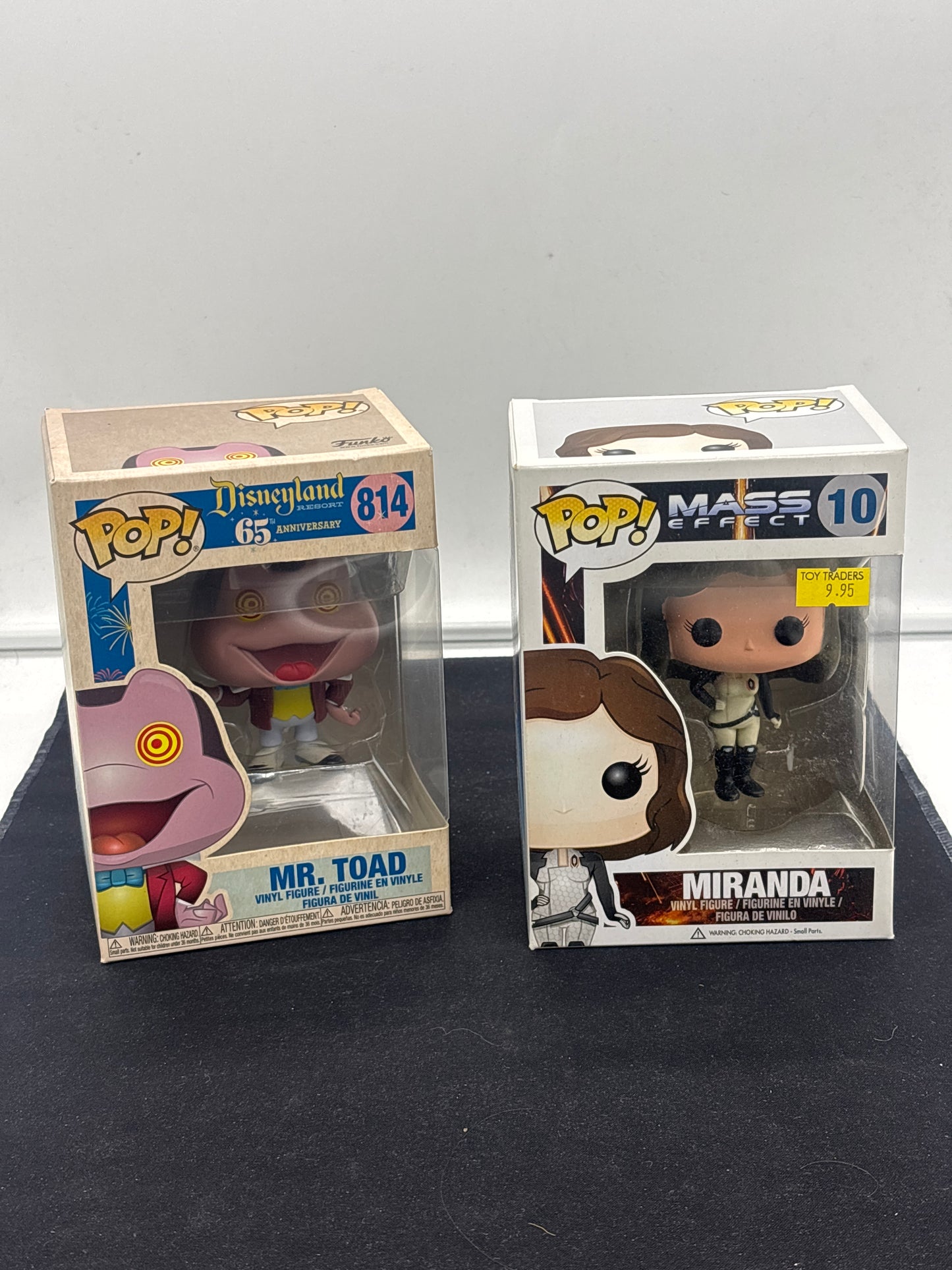 Auction Lot 14: Funko POP 814 Mr Toad & 10 Miranda