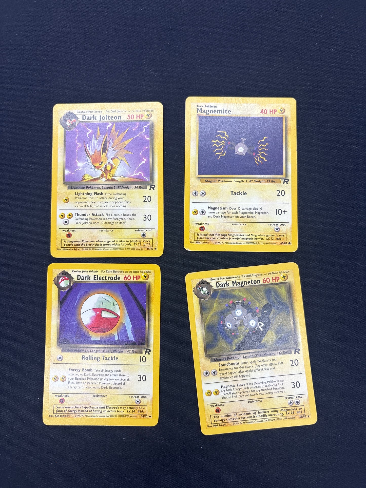 Auction Lot 130: Pokemon Team Rocket Card Lot Conditions Vary