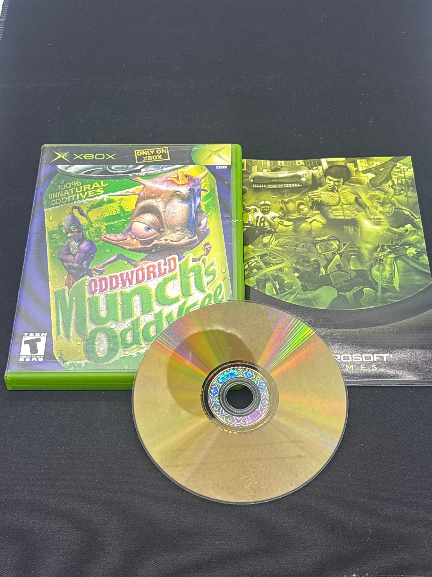 Auction Lot 112: XBOX Video Game Oddworld Munch's Oddysee CIB