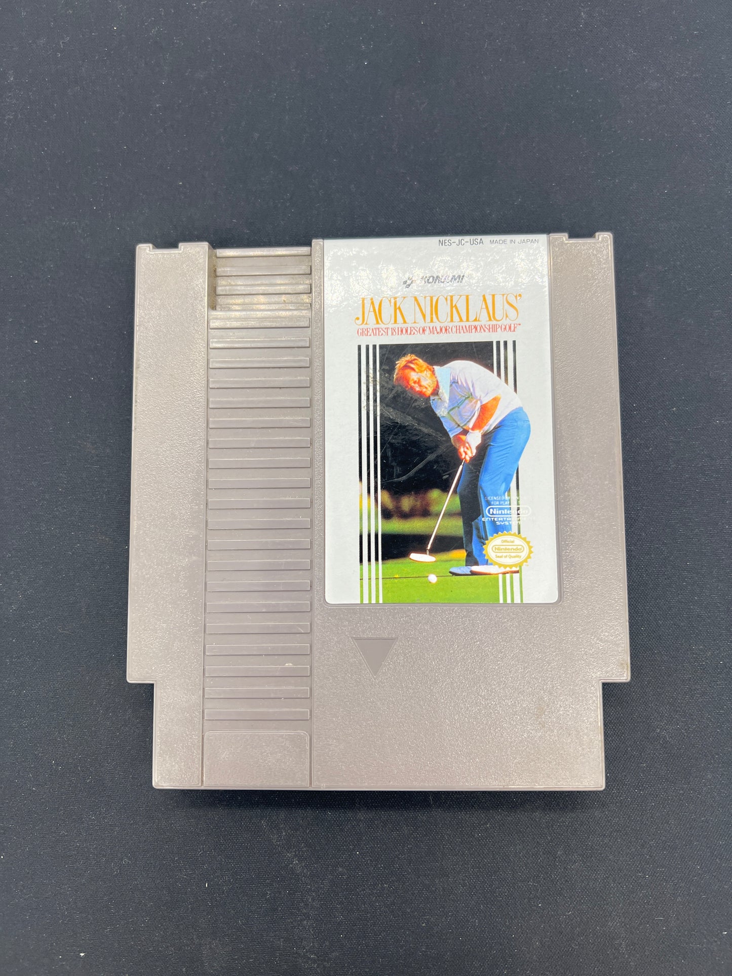 Auction Lot 113: Nintendo NES Video Game Jack Nicklaus Golf CIB