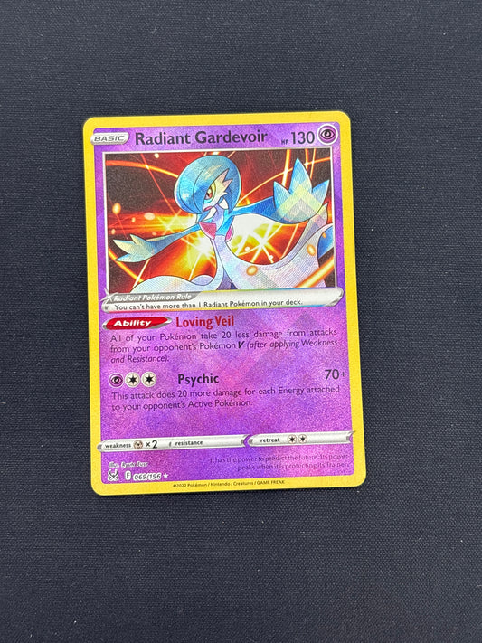 Auction Lot 354: Radiant Gardevoir Pokemon Card Conditions Vary