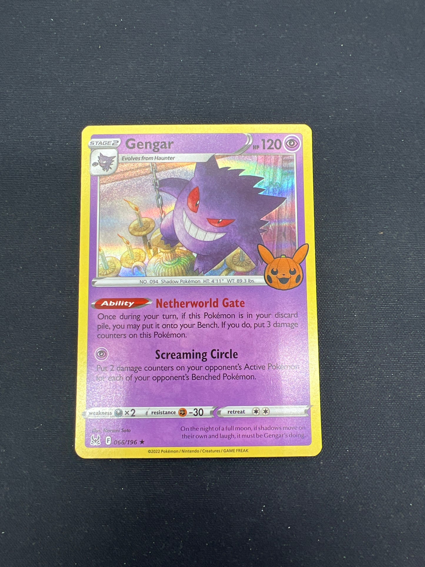 Auction Lot 140: Pokemon Cards Gengar Trick Or Trade 2023 Promo Conditions Vary