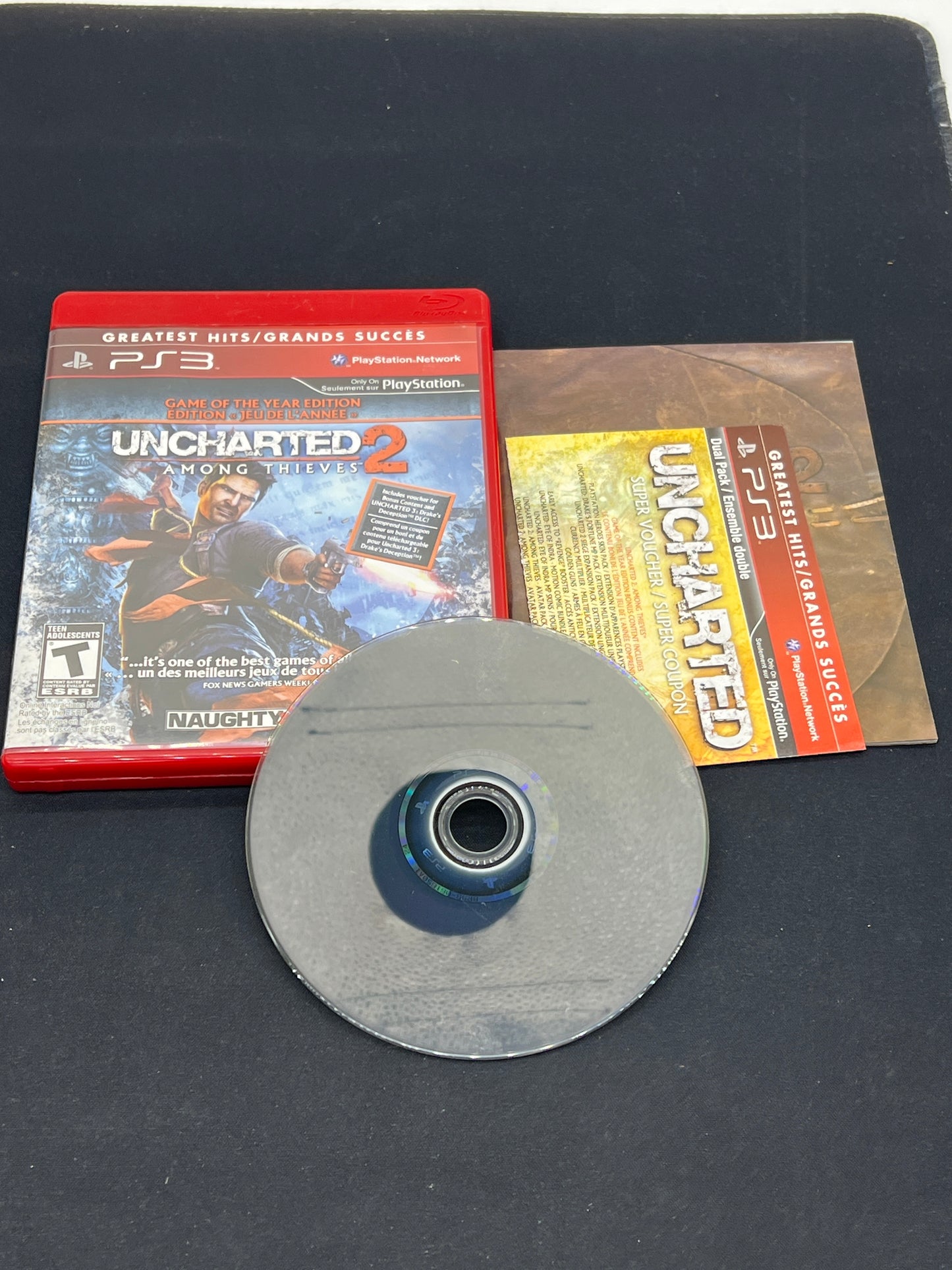 Auction Lot 206: PlayStation 3 Video Game Uncharted 2 CIB