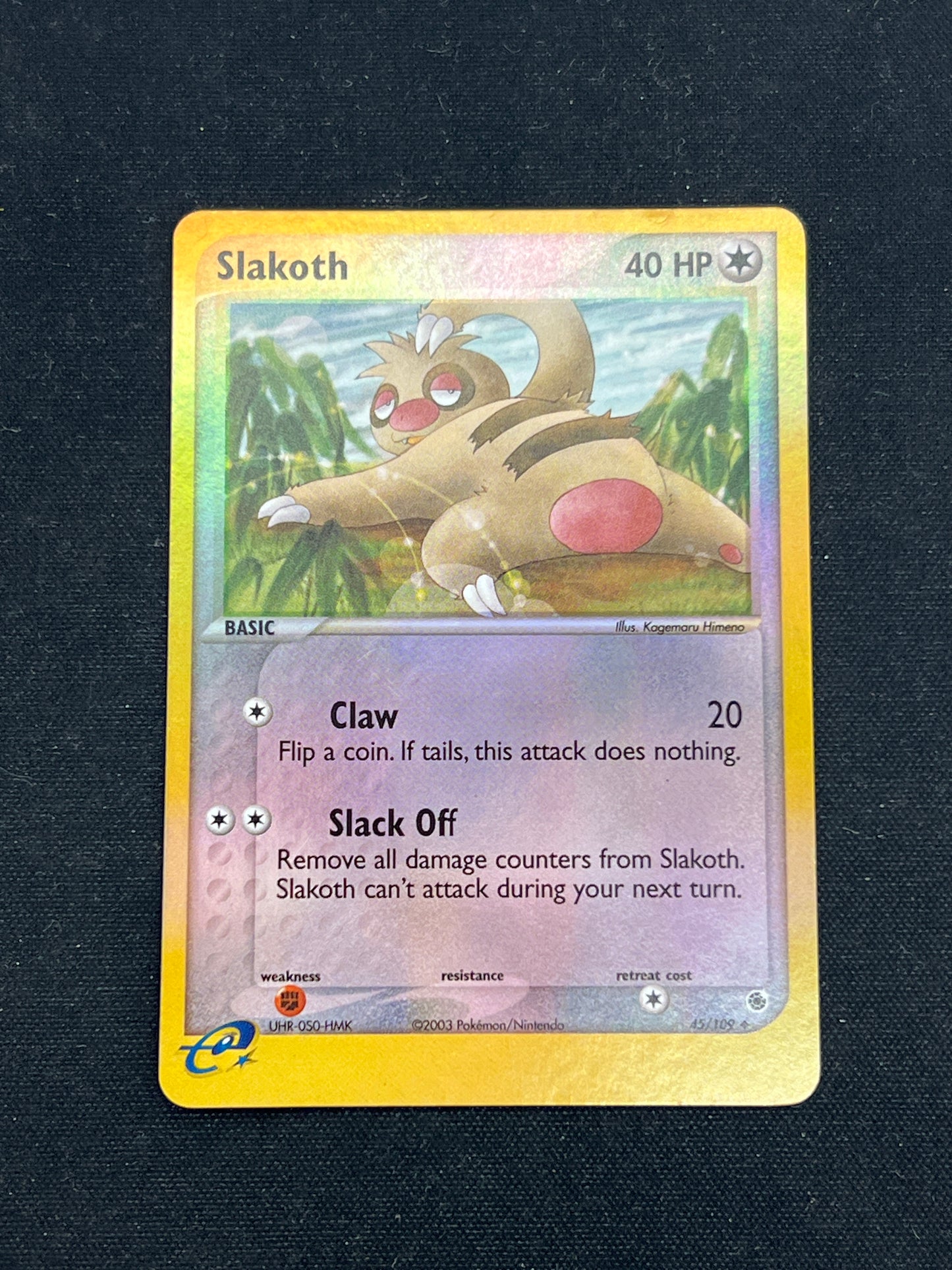 Auction Lot 236: Pokemon Cards Slakoth Reverse Holo Ruby Sapphire Condition Vary
